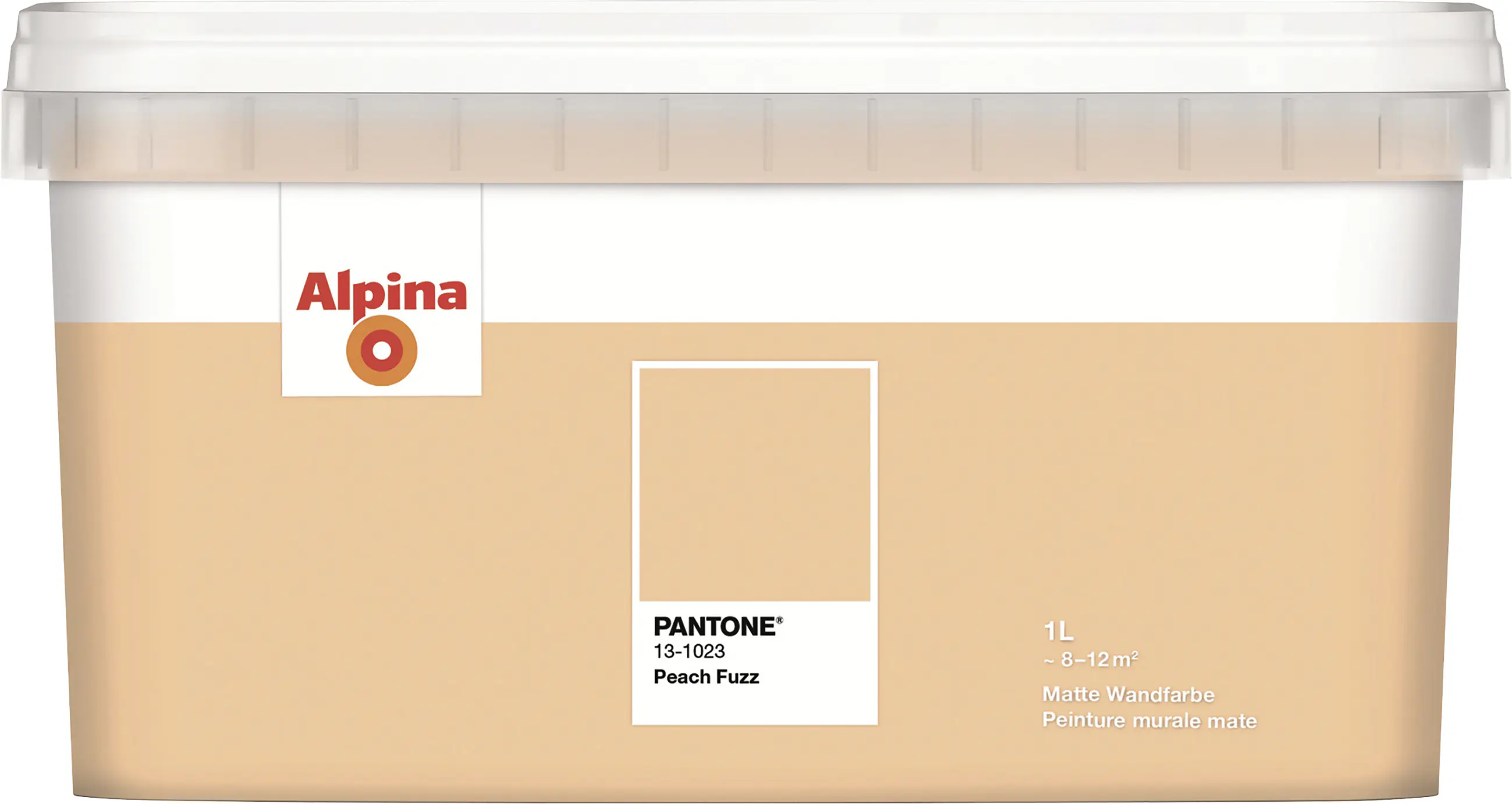 Alpina Wandfarbe Pantone matt peach fuzz 1 L