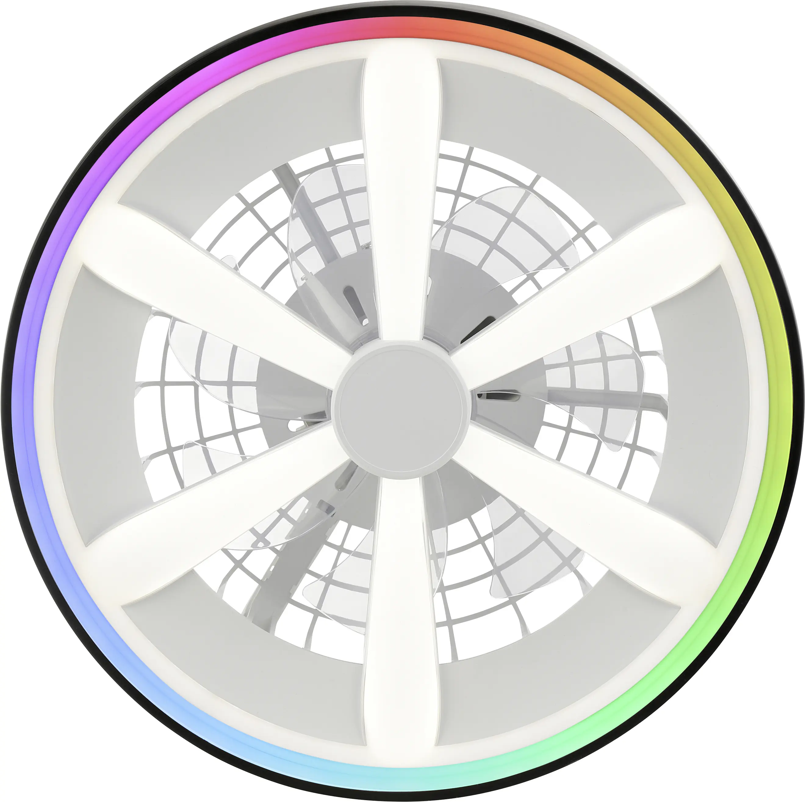 Brilliant LED Deckenleuchte mit Ventilator Gaiano Ø 48 cm 48 W schwarz