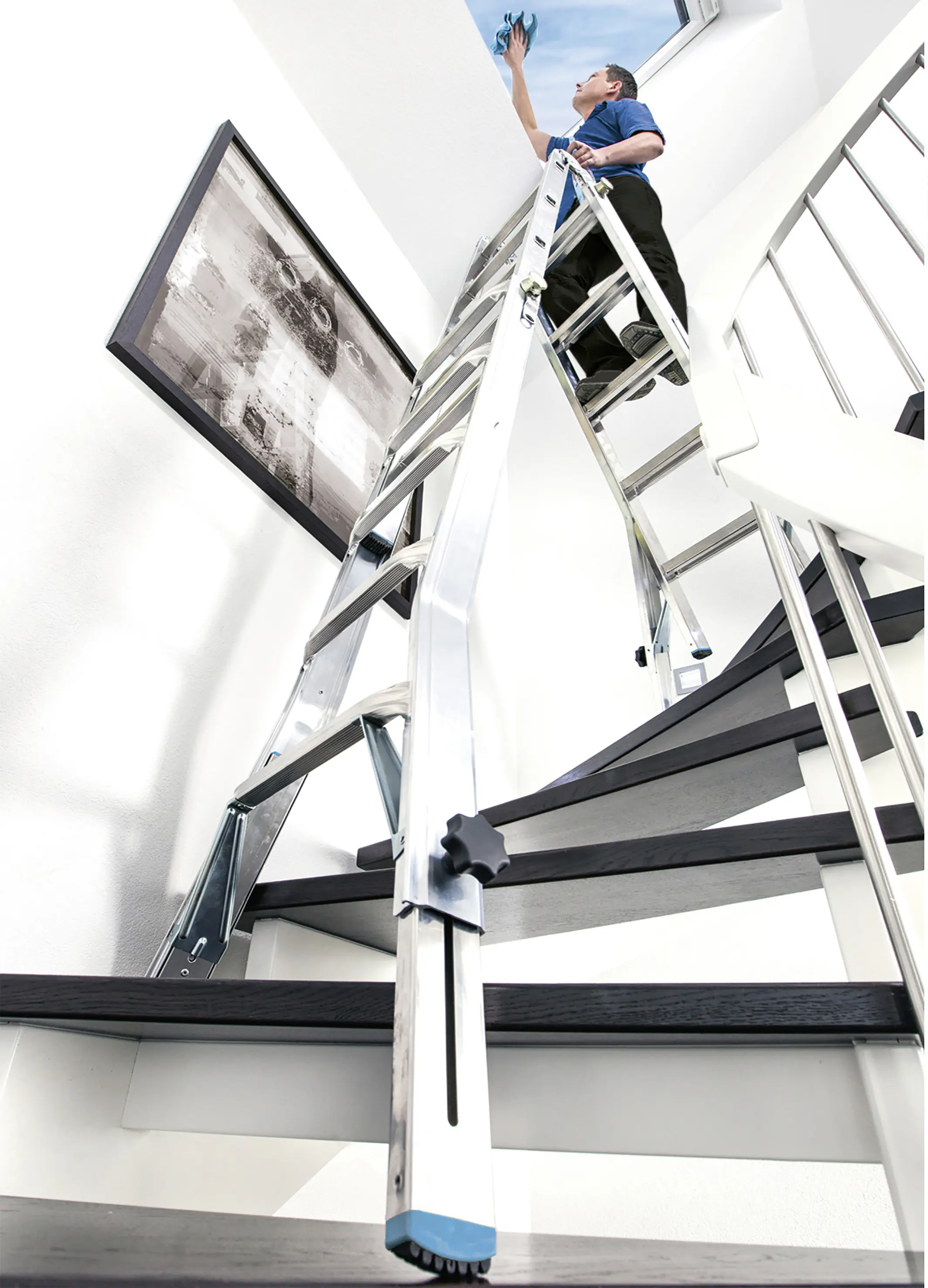 Krause Aluminium-Teleskopleiter STABILO 6,05 m