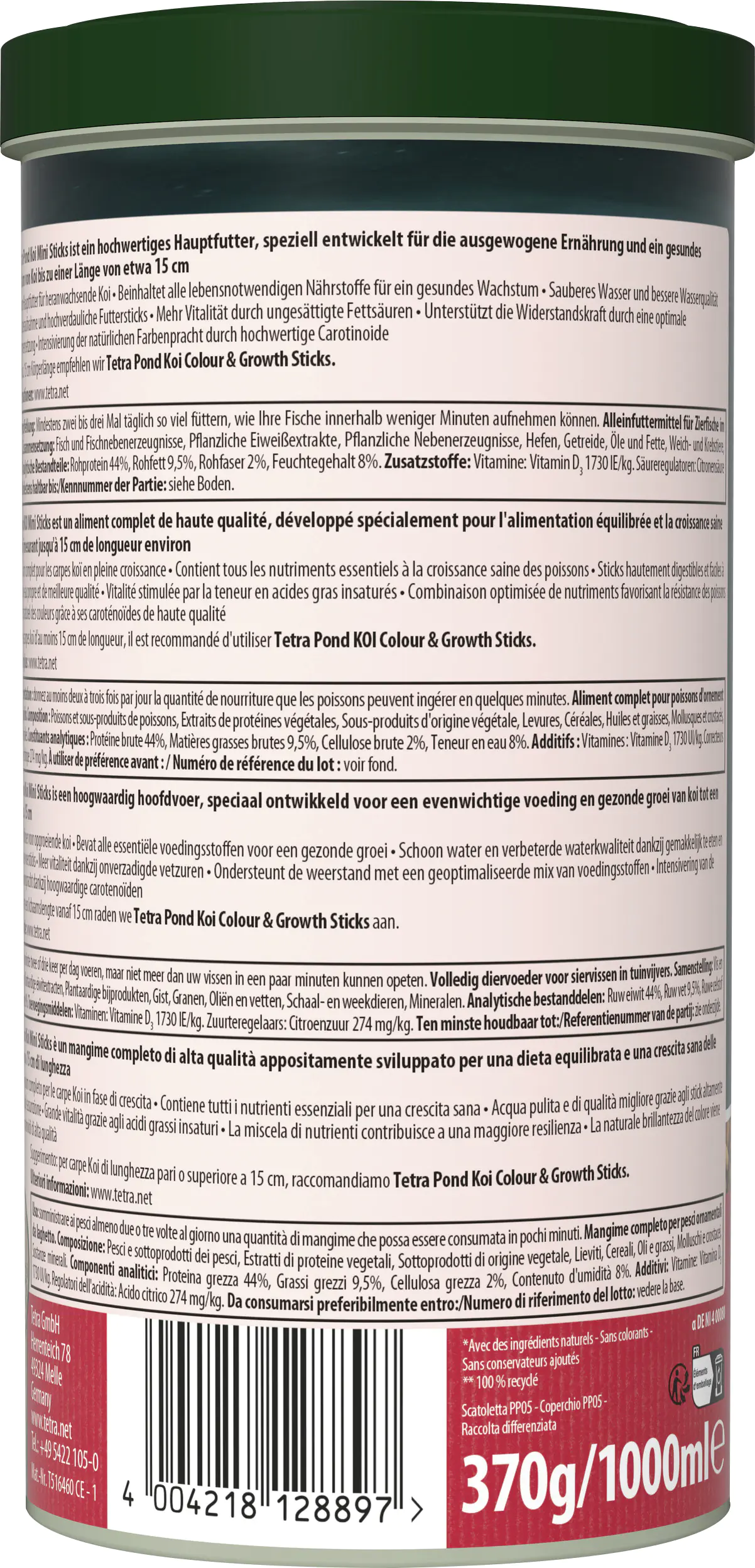 Tetra Pond Koi Sticks Mini 1 L