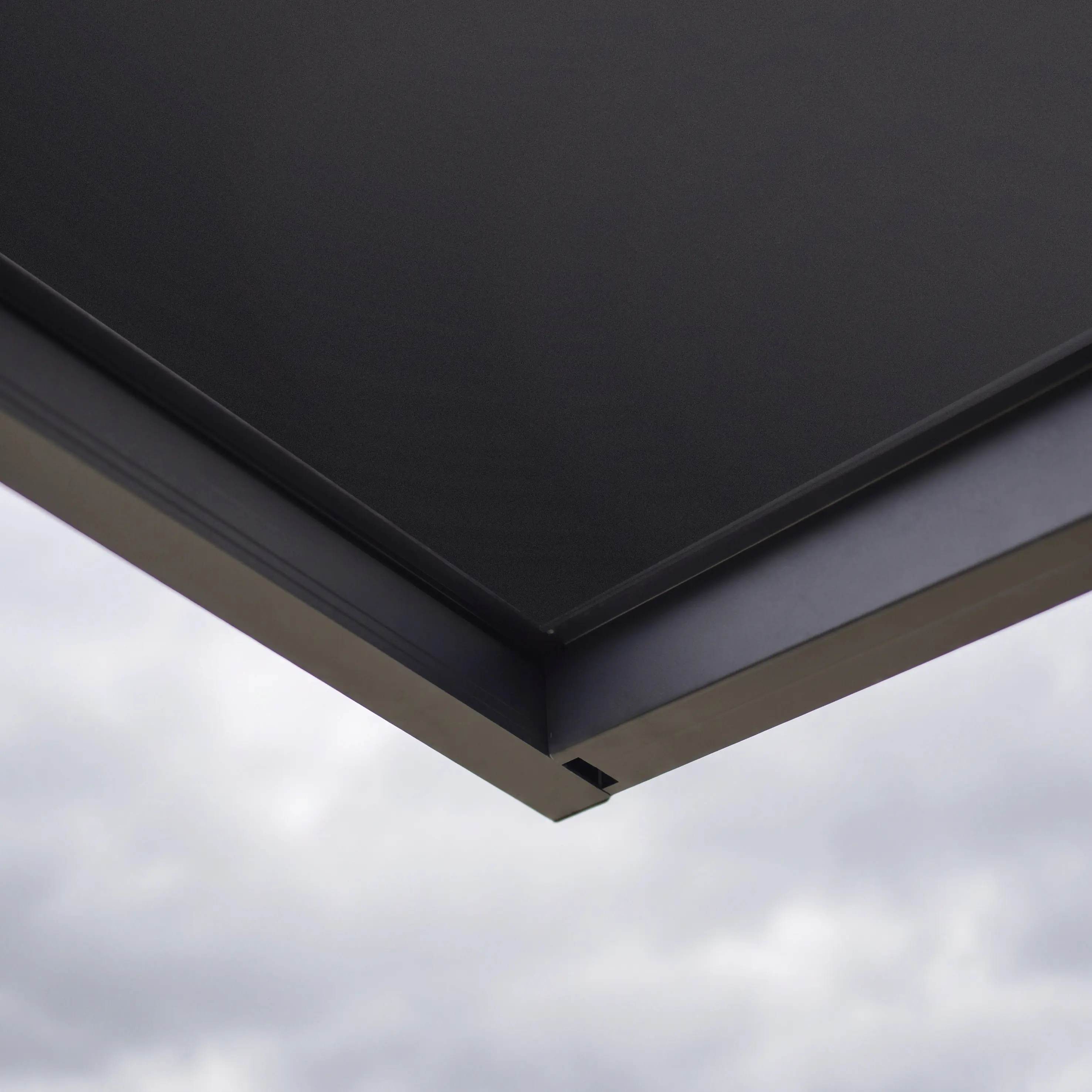 Canopia Vordach Sophia 1600 Side Wall Aluminium grau 160 x 96 cm