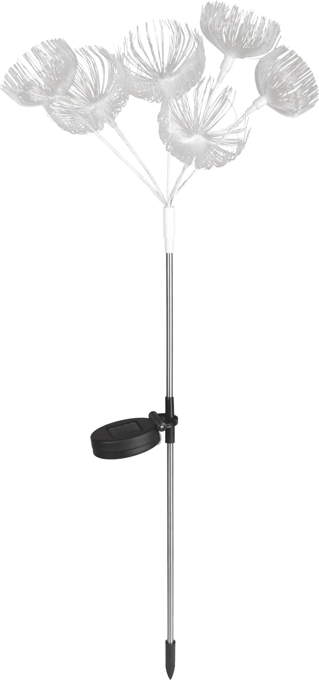 Light & More LED Solarleuchte Blumen weiß