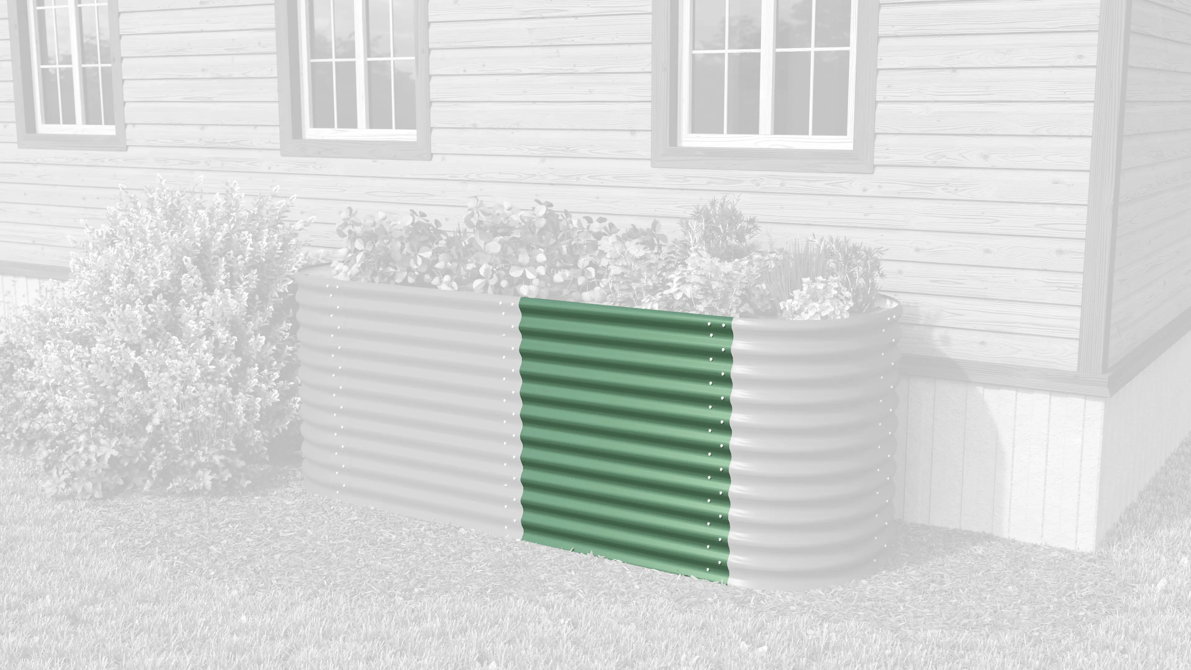 Vitavia Erweiterung Stretched zu Hochbeet 858 80 x 86 cm seegras