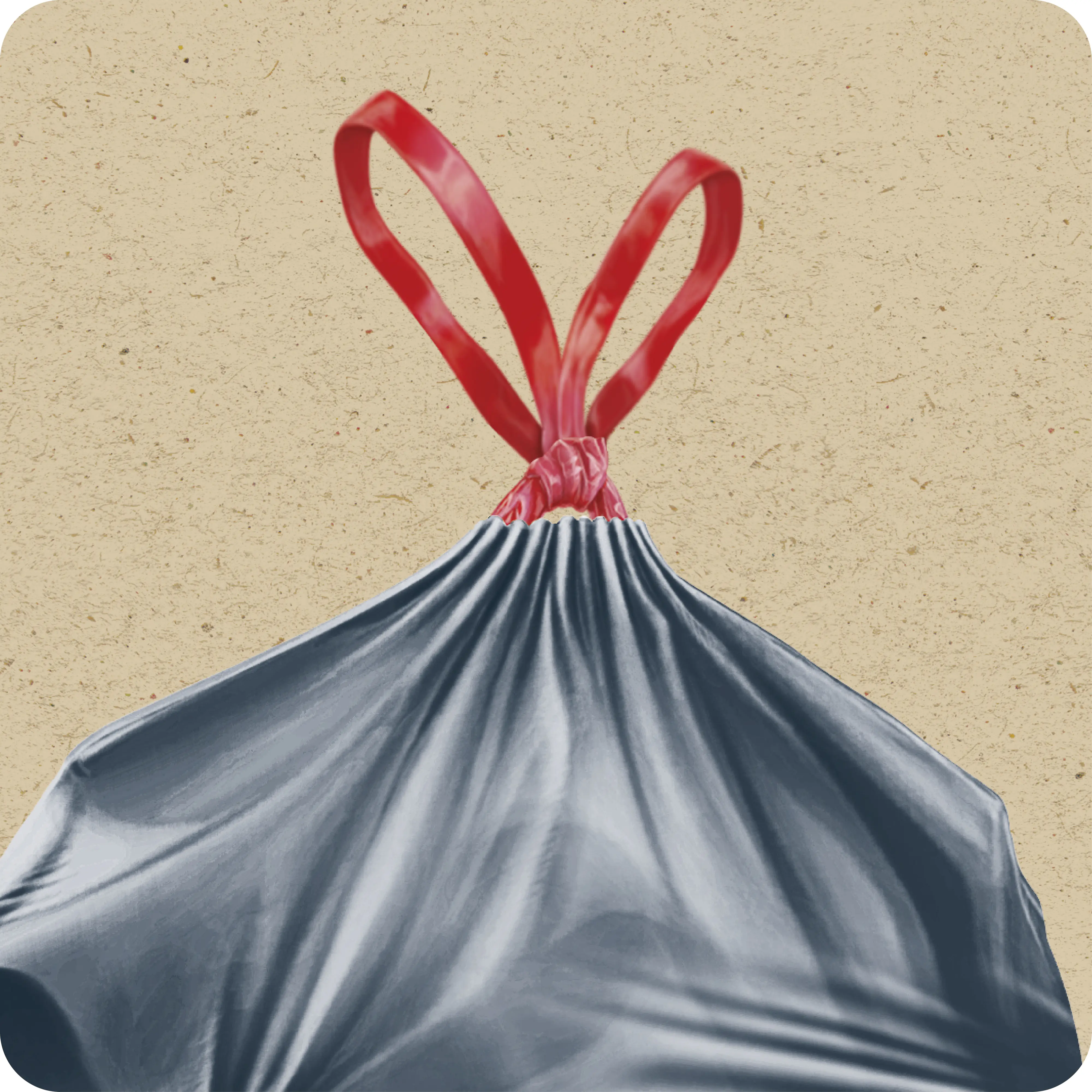 Swirl® 60 l Schwerlast-Säcke Profi mit Zugband Reißfest & Dicht
