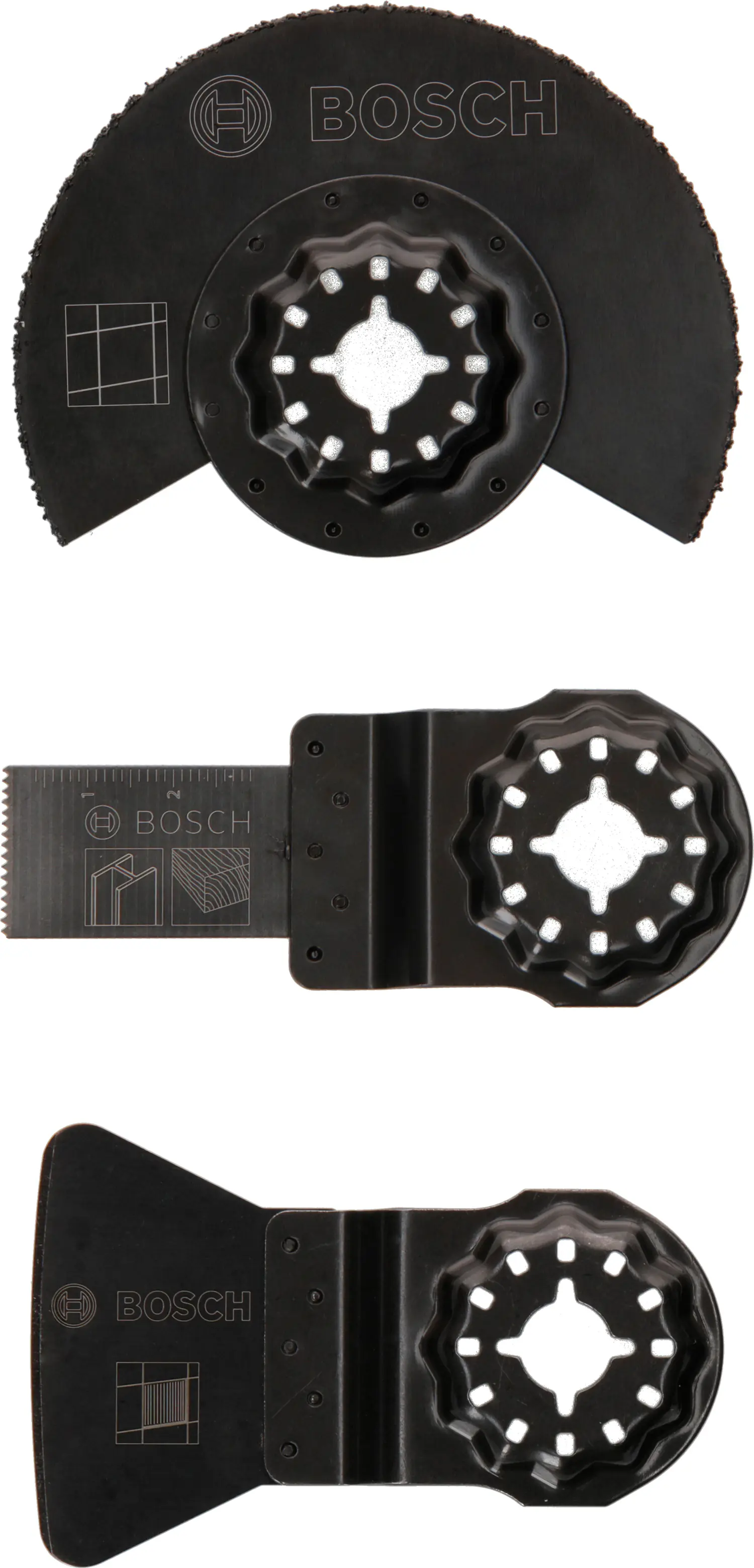 Bosch Sägeblätter Starlock Starter-Set Tiles für Multifunktionsgeräte 3-teilig