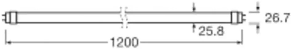 Osram LED Röhre 1,2 m G13 20 W neutralweiß