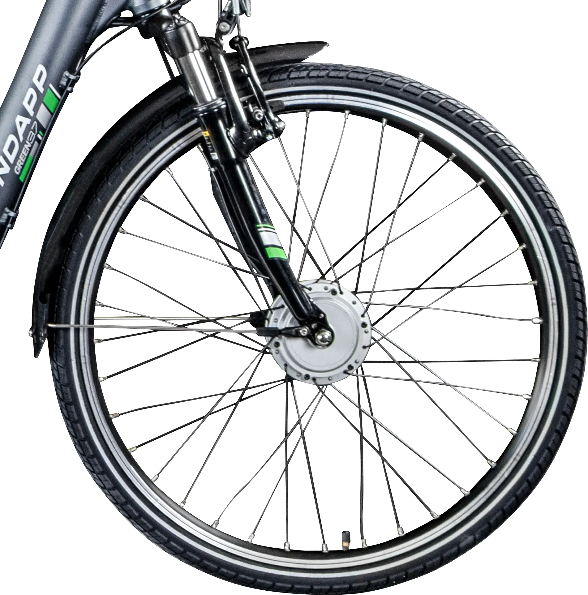 Zündapp E-Bike City Green 3.7 26 Zoll 7-Gang 536 Wh grau