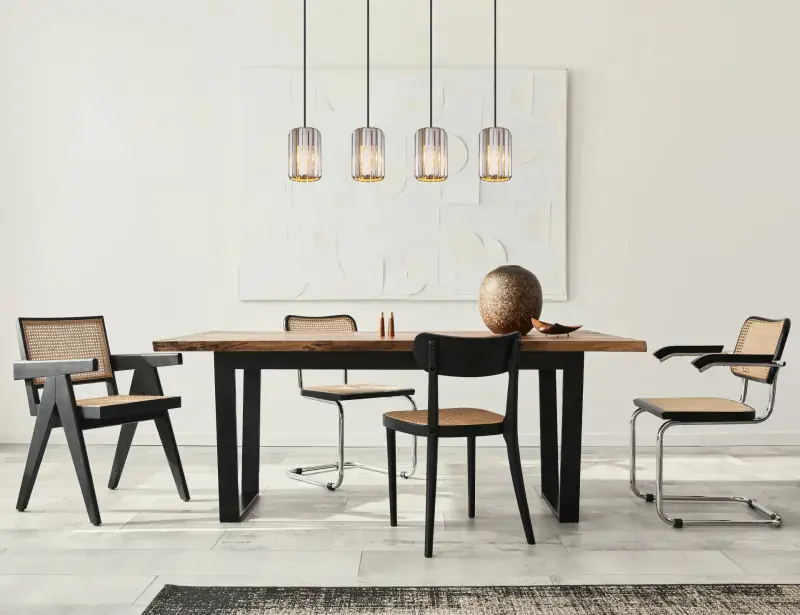 Globo Hängeleuchte Run 88 x 120 cm holzoptik