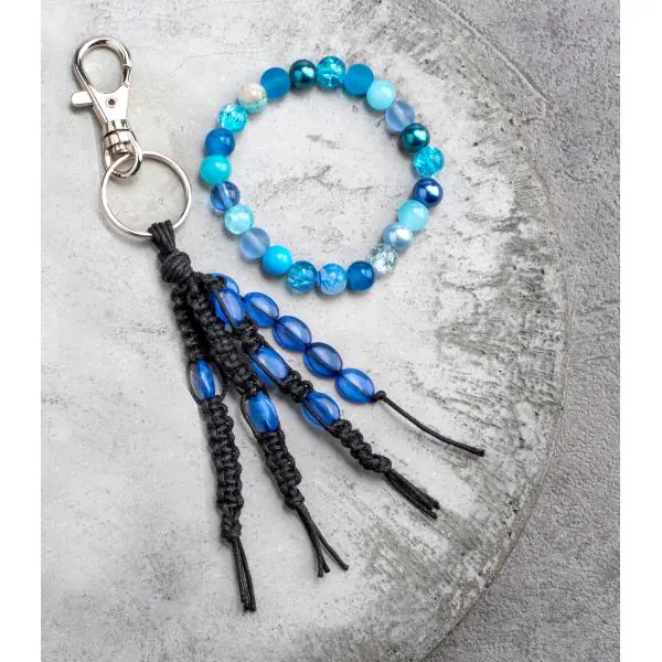 Glorex Schlüsselanhänger 1 Karabiner Ring 25 mm