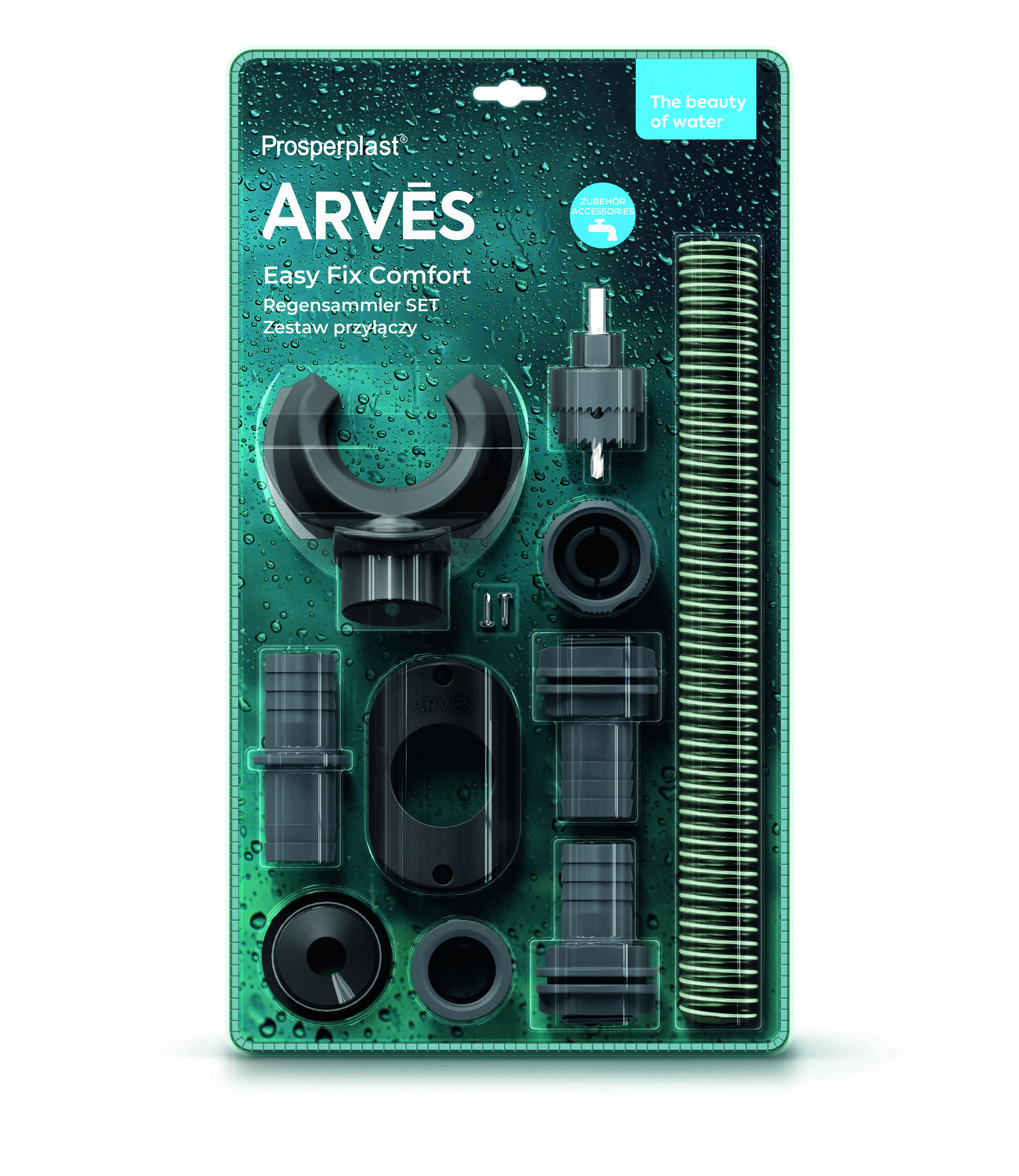Arves Easy Fix Regensammler Set Comfort basalt