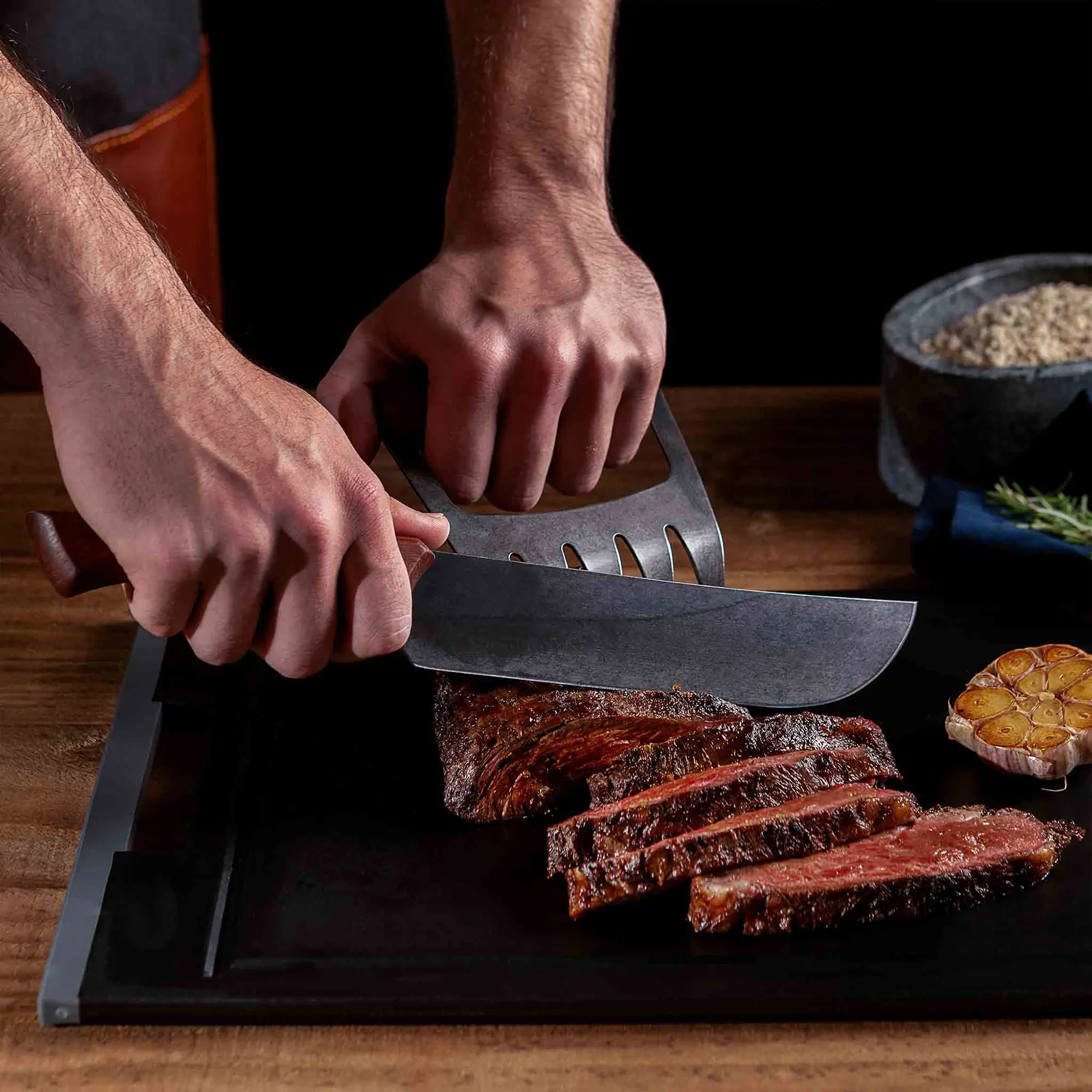 Tramontina Churrasco Fleischmesser 34 cm schwarz Tramontina Churrasco Fleischmesser 34 cm schwarz