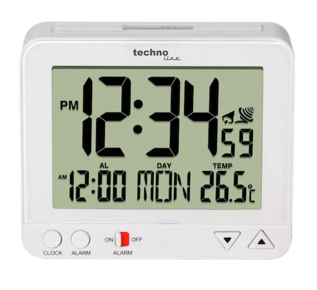 Technoline Funkwecker WT 195 digital weiß