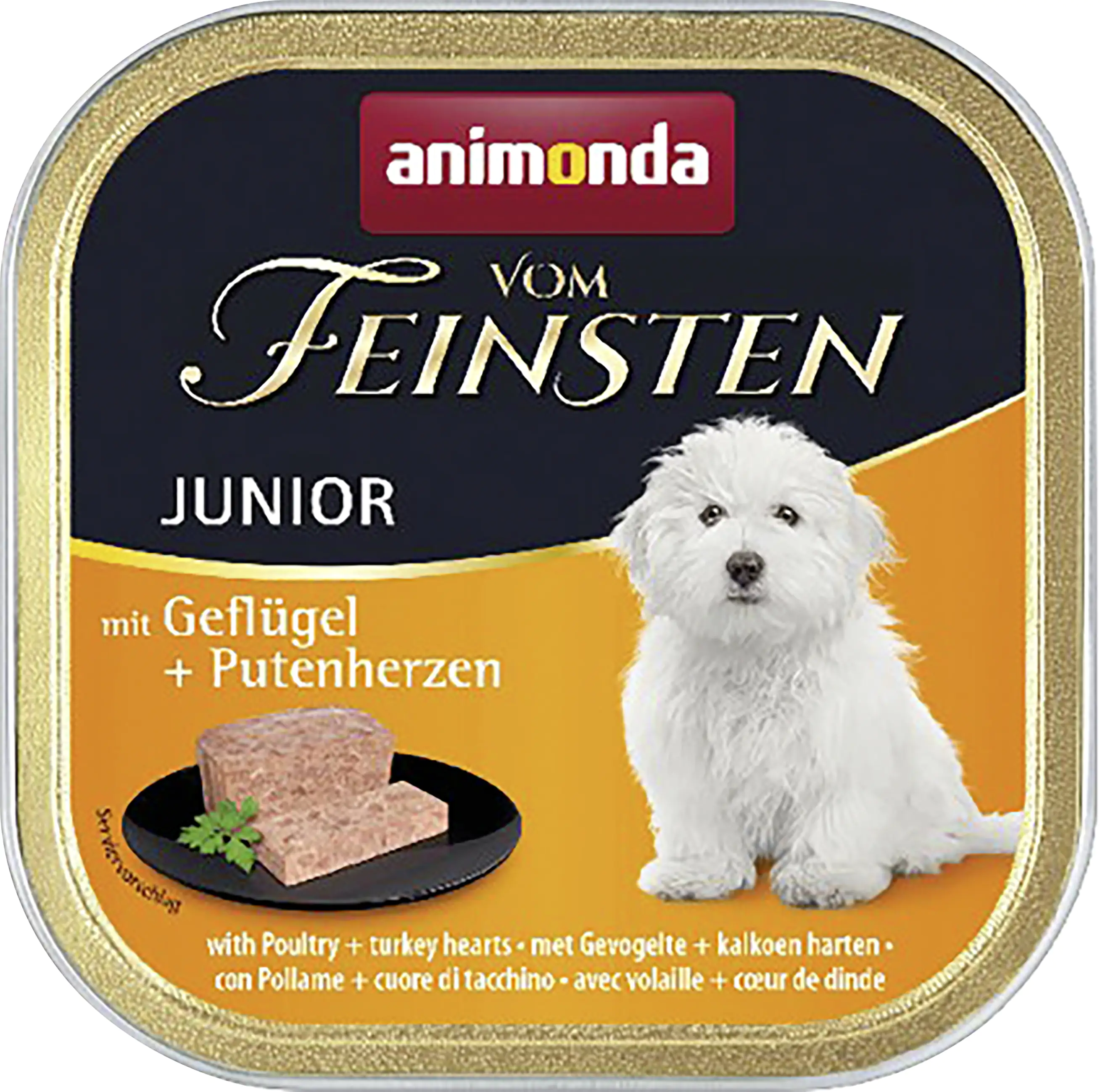 Animonda Vom Feinsten Junior mit Geflügel + Putenherzen 150 g