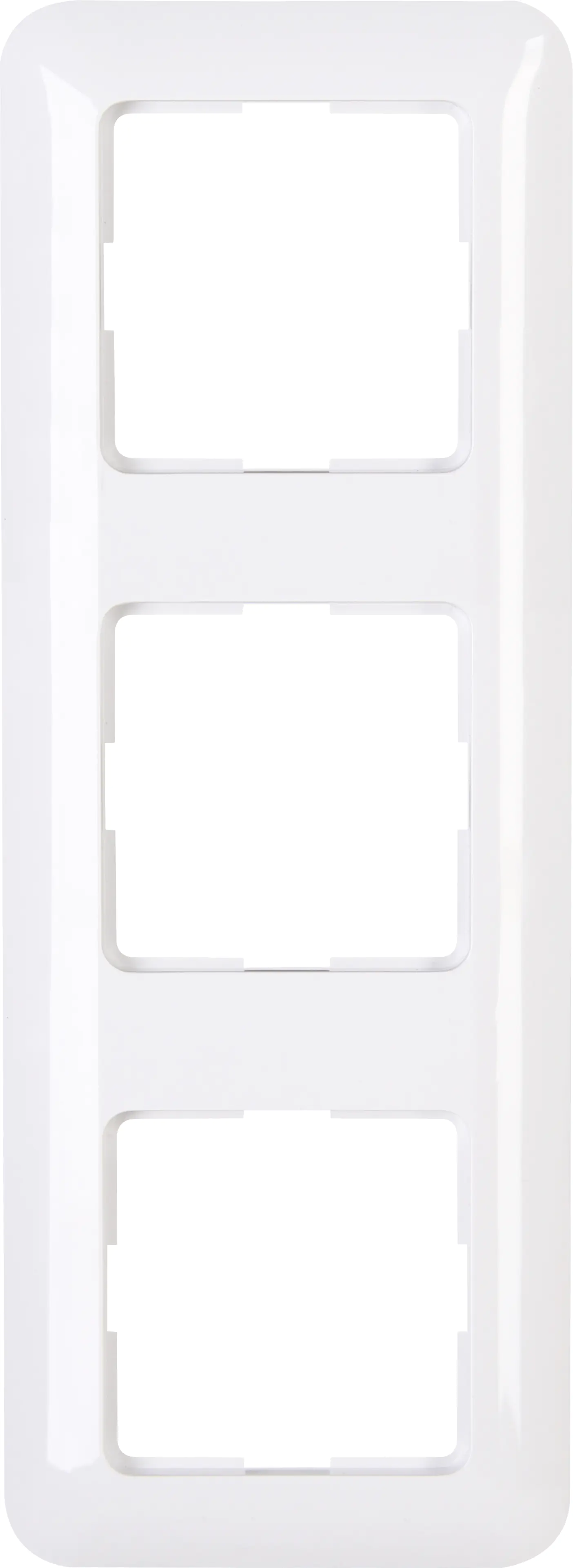 Kopp Abdeckrahmen 3-fach Cadiz weiß 405202005