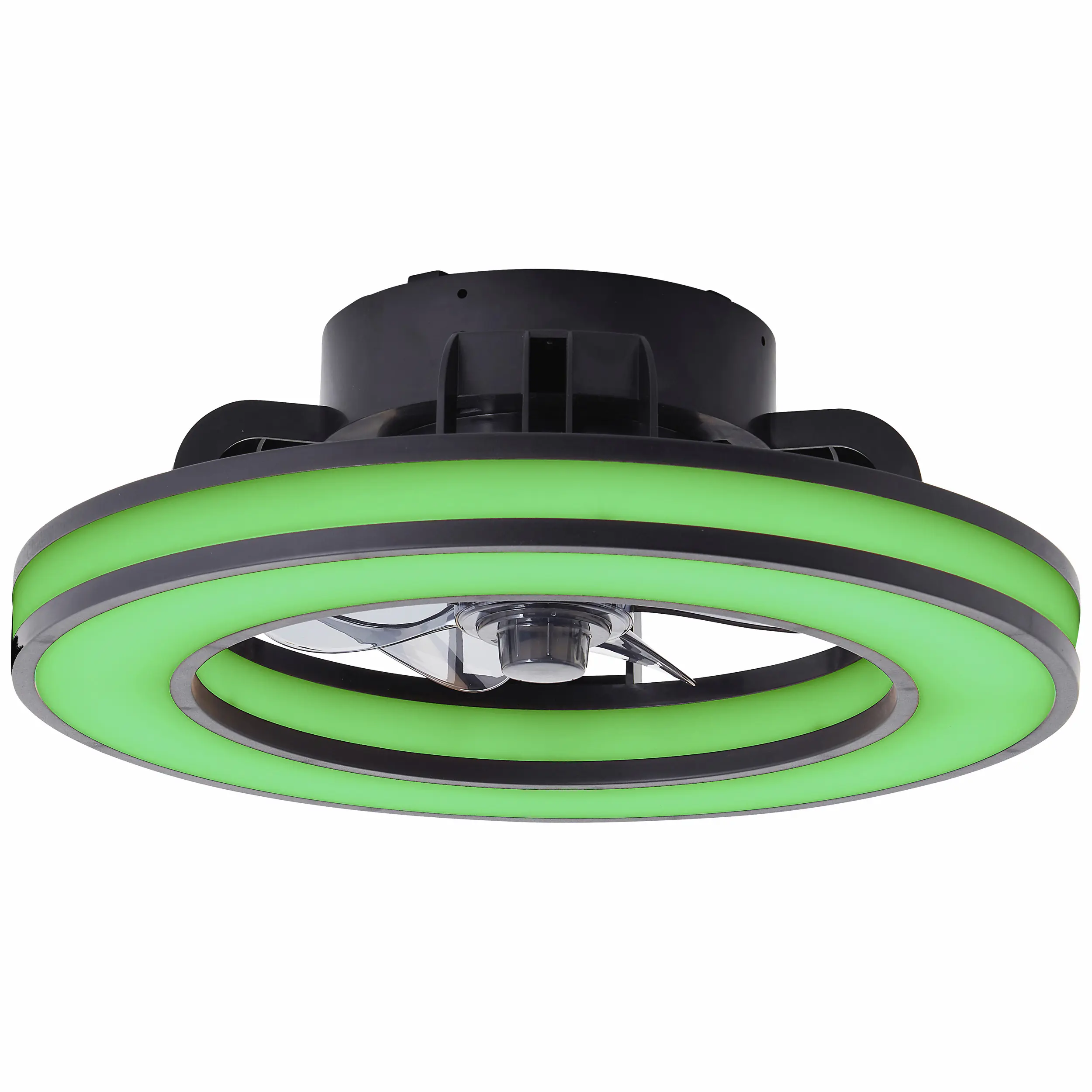 Brilliant LED Deckenleuchte mit Ventilator Mondello Ø 42 cm 26 W schwarz Brilliant LED Deckenleuchte mit Ventilator Mondello Ø 42 cm 26 W schwarz