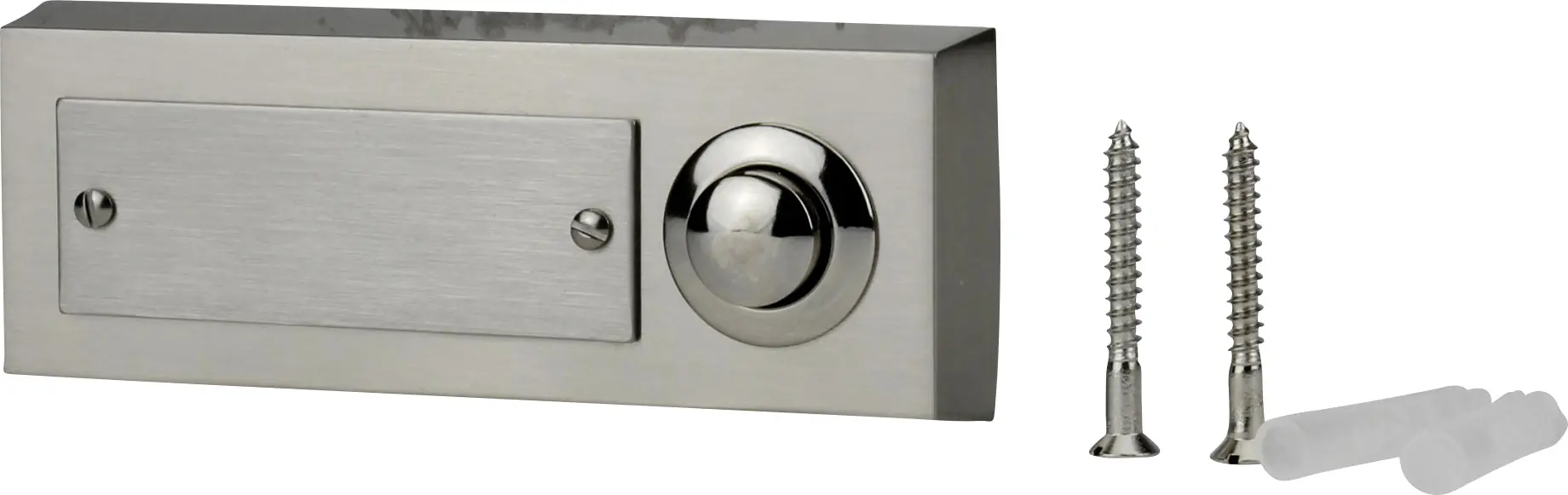 Klingel-Taster 1-fach Aufputz edelstahl Klingel-Taster 1-fach Aufputz edelstahl