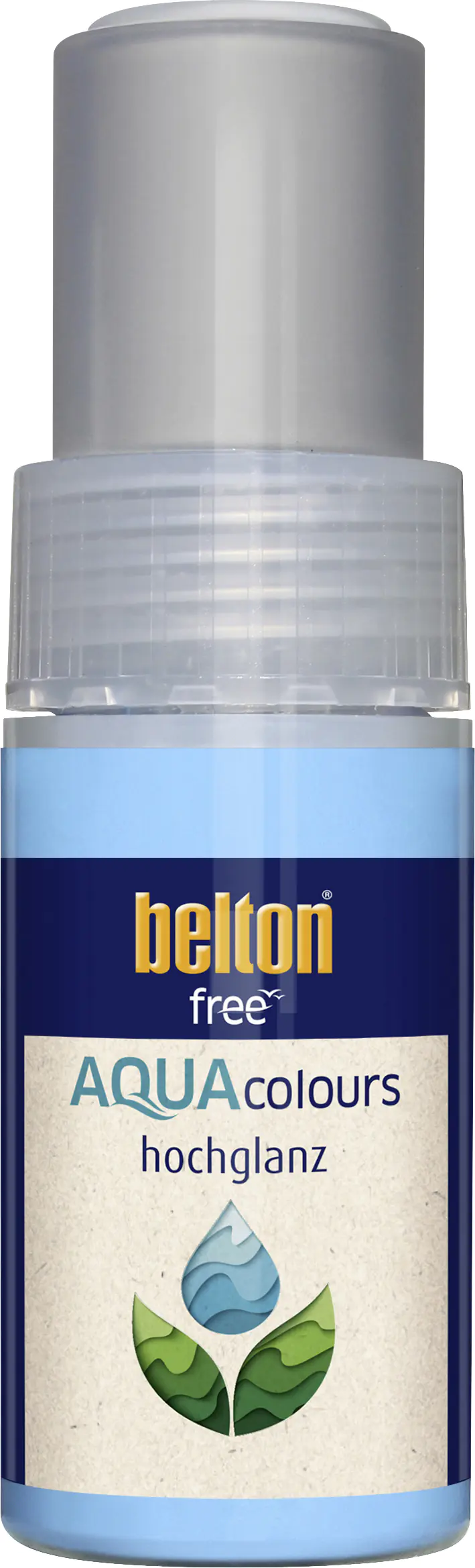 belton free Lackstift AQUAcolours 9 ml lichtgrau hochglanz