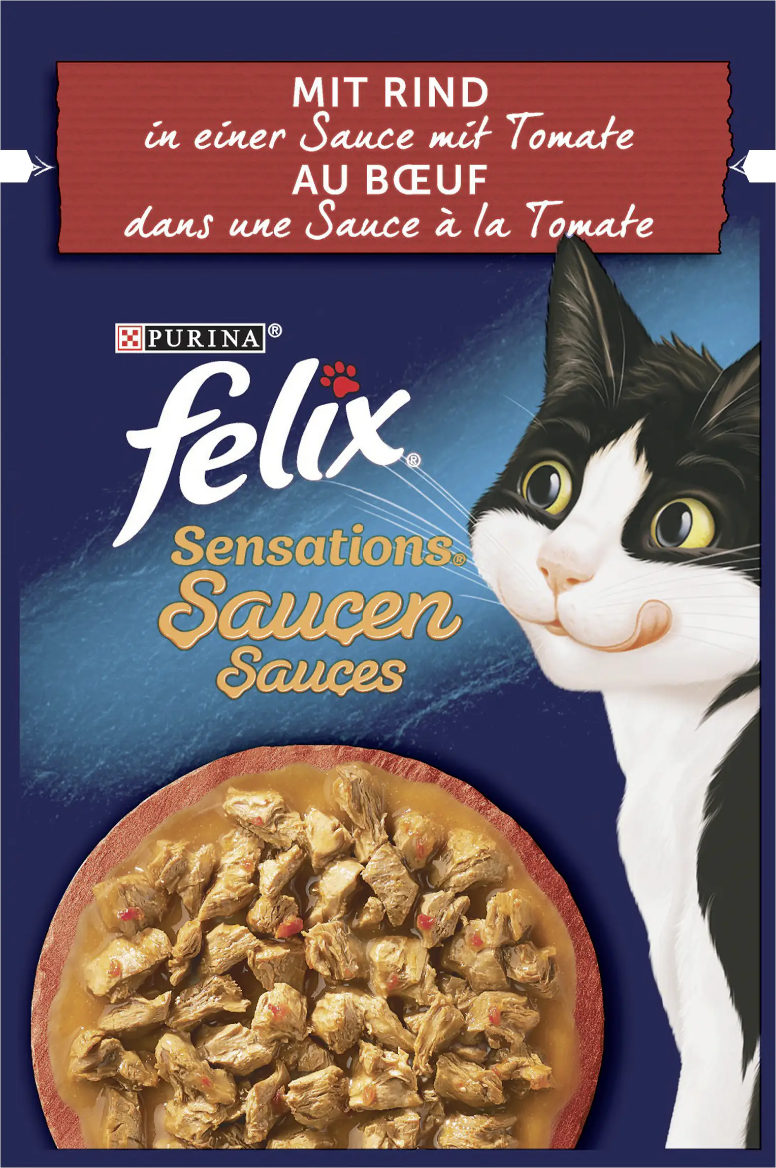 Felix Sensations Saucen Rind & Tomate 85 g