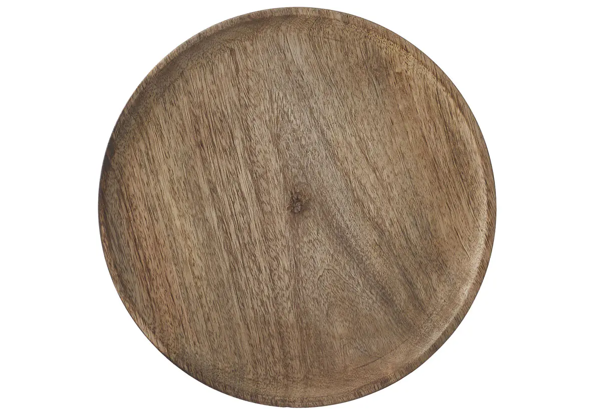 Mica Platte Duko rund braun Ø 30 cm