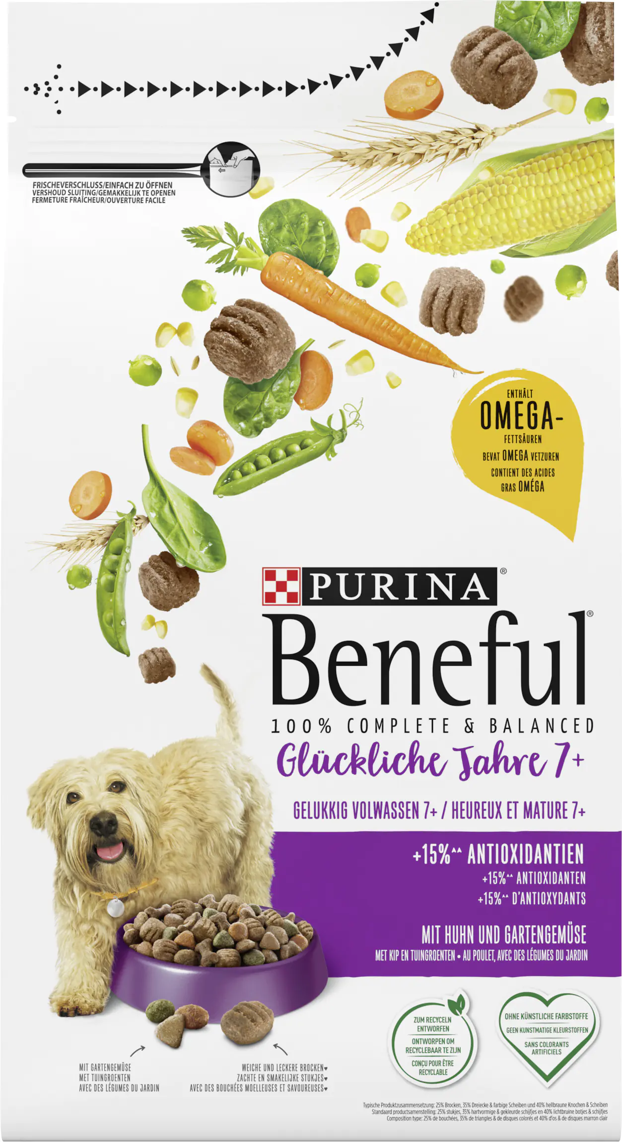 Beneful Hundefutter Glückliche Jahre 7+ mit Huhn und Gartengemüse 1,4 kg Beneful Hundefutter Glückliche Jahre 7+ mit Huhn und Gartengemüse 1,4 kg