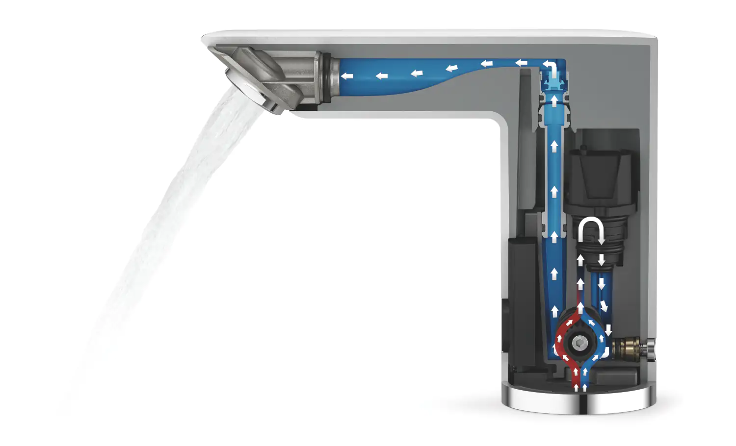 4005176473678_13 Grohe Waschtischarmatur Bau Cosmopolitan E mit berührungsloser Betätigung