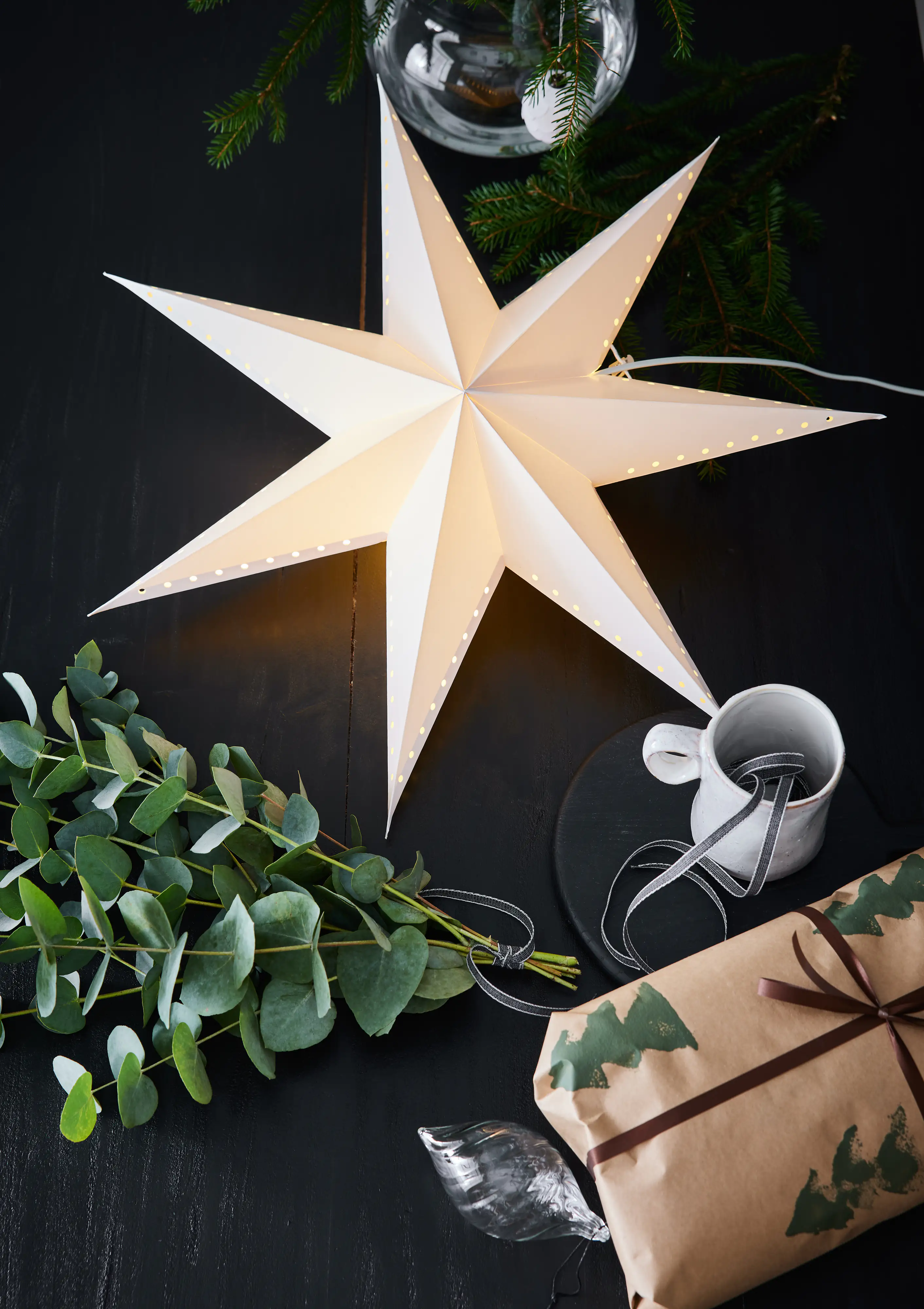 Markslöjd LIVELY Hängestern weiß, ø 60 cm