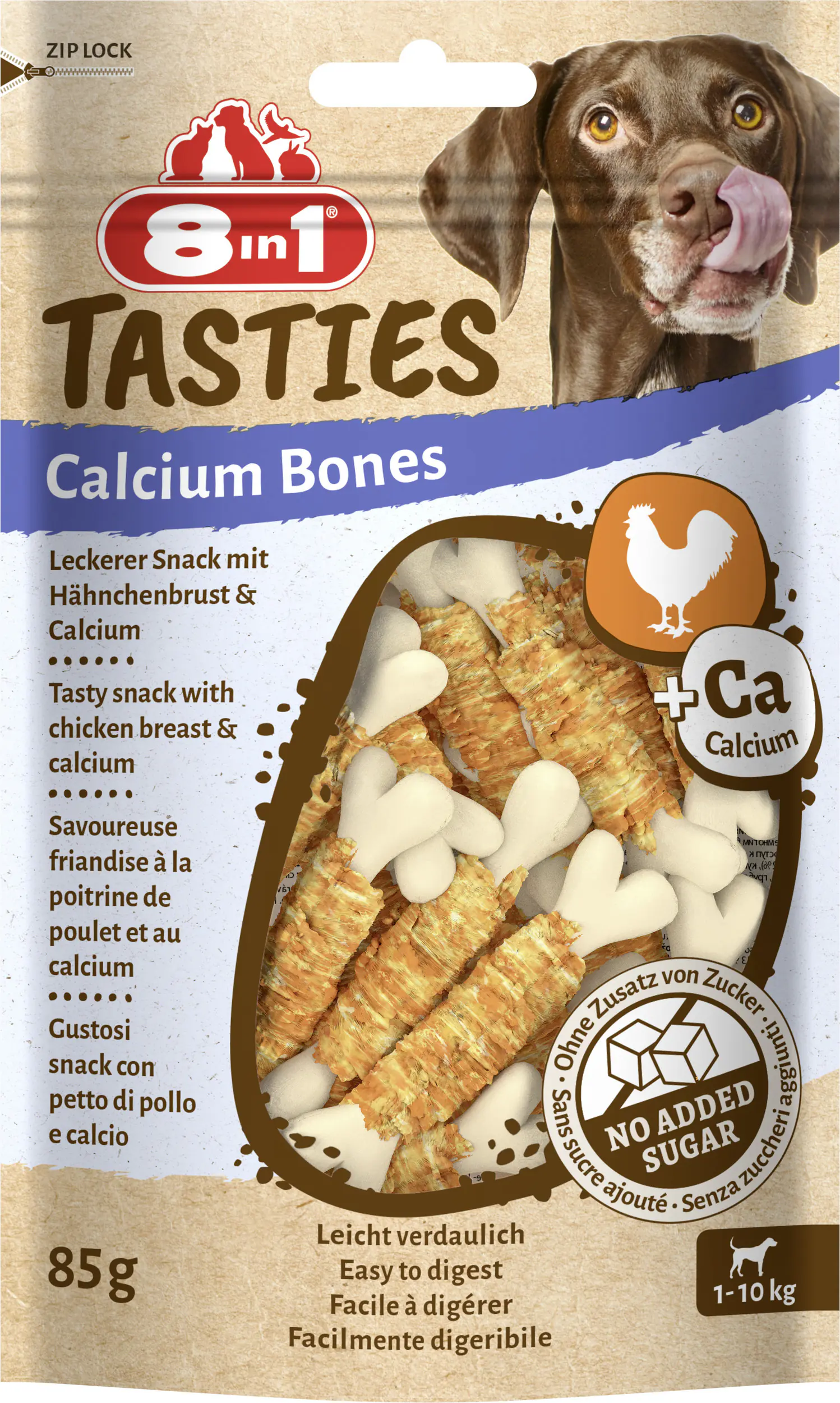 8in1 Hundeleckerli Calcium Bones 85 g