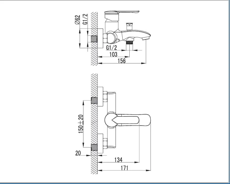 TrendLine Badewannenarmatur Leipzig verchromt TrendLine Badewannenarmatur Leipzig verchromt