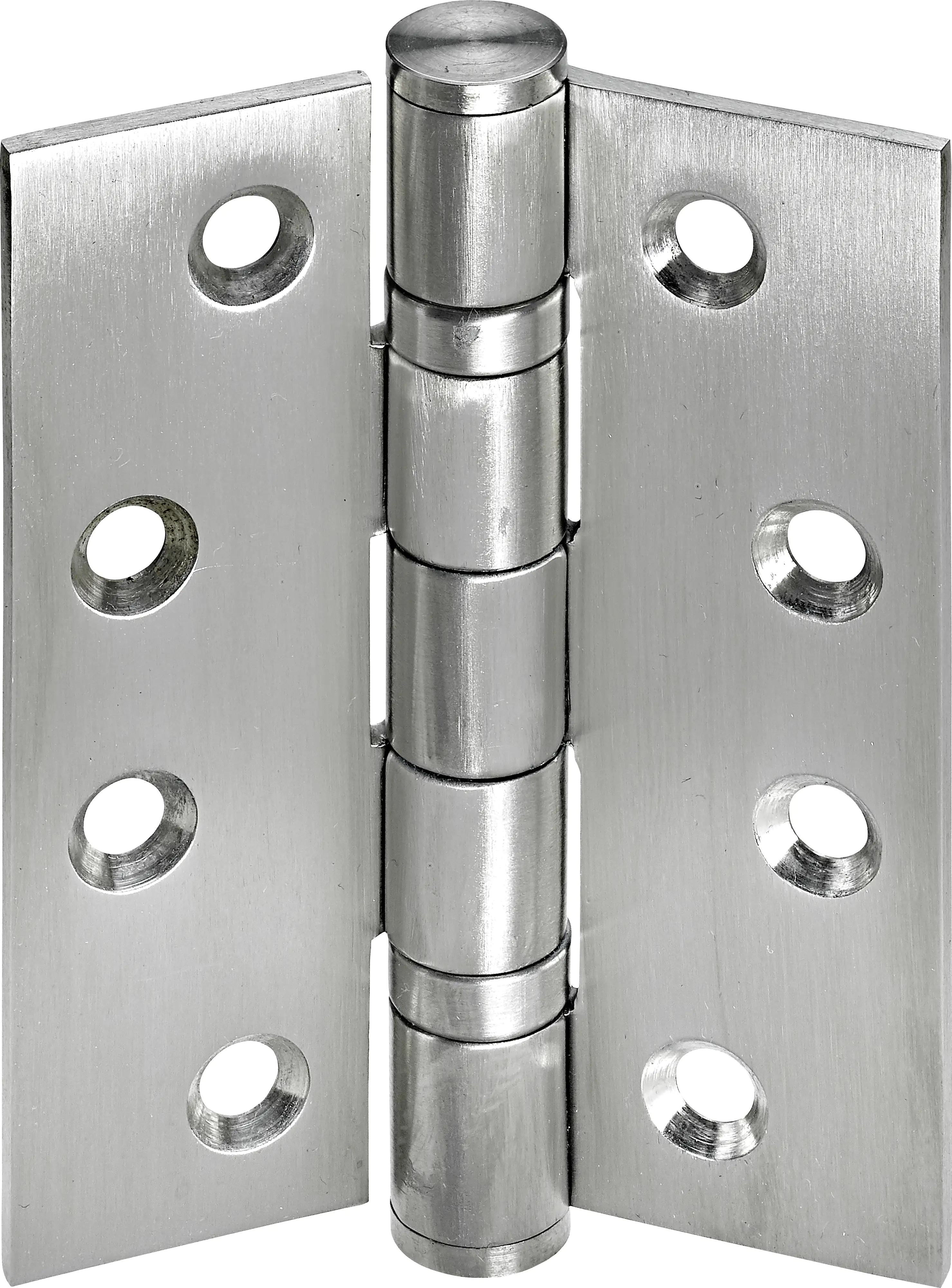 Hettich Türscharnier 100 x 75 x 3 mm, gebürstet