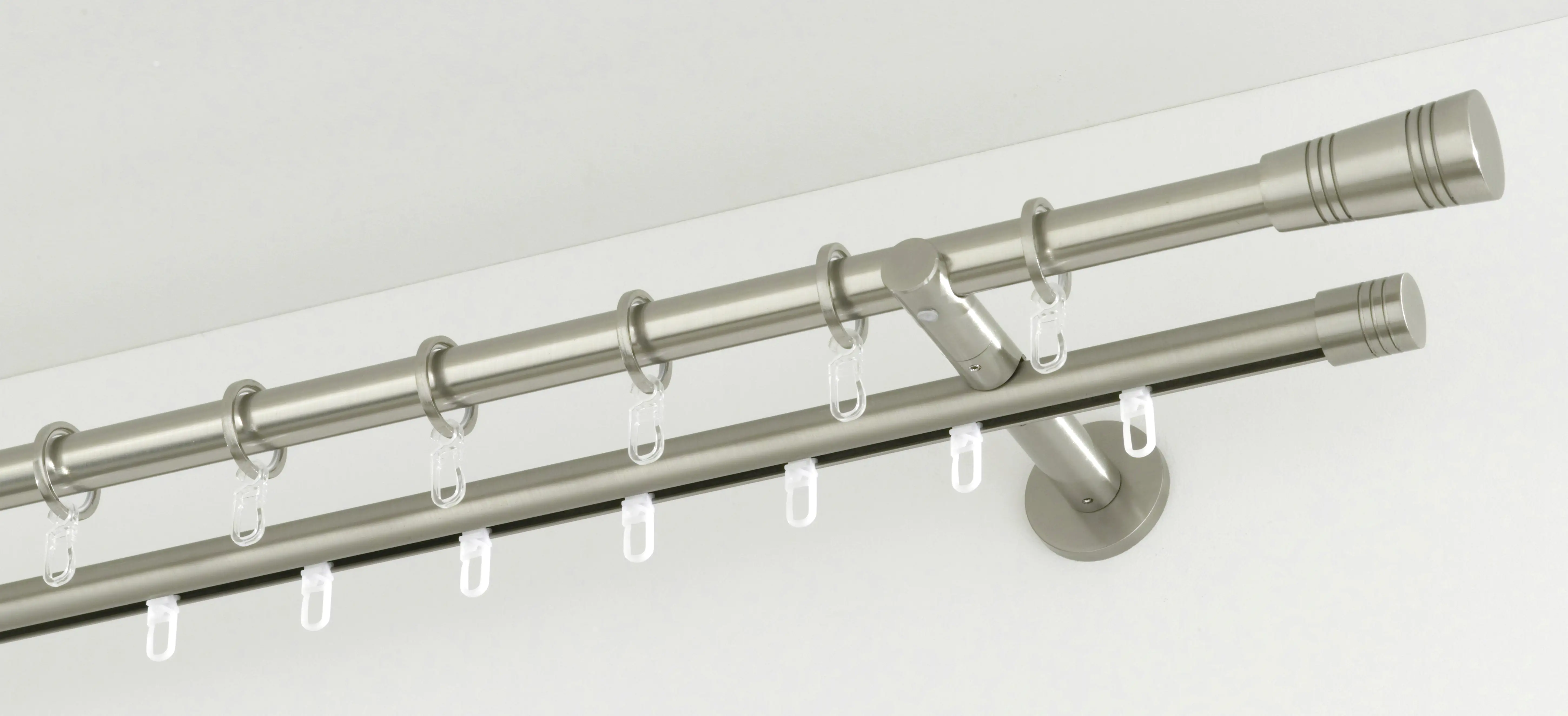 Gardinia Endknopf Apollo zu Stilprogramm Chicago, Ø 20 mm edelstahl-optik