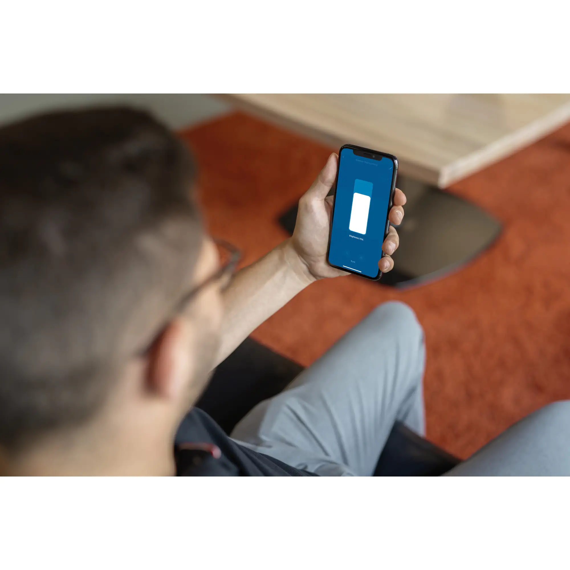 Unitec WIFI Touch Dimmer weiß Glasoptik, Tuya-App, Unterputz