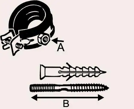 Cornat Stockschrauben inkl. Dübel M8 x 140 mm, 2 Stück
