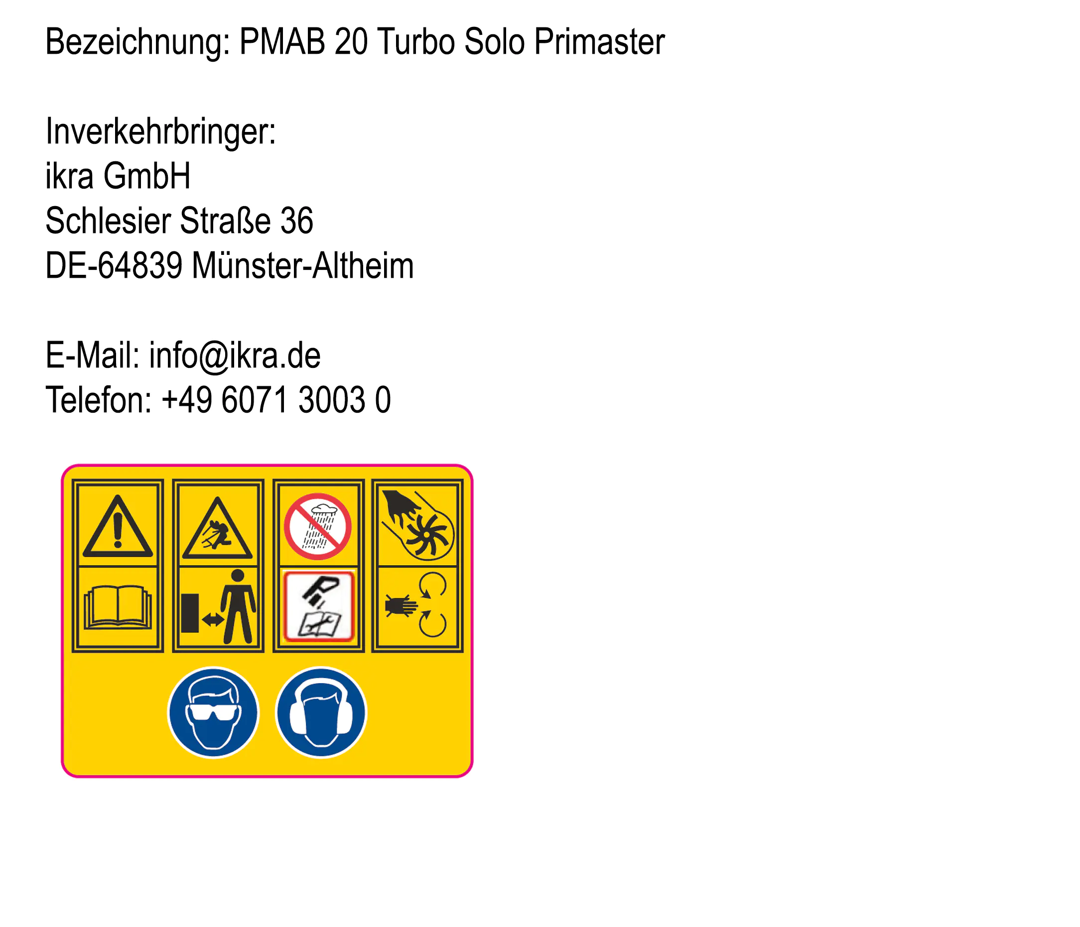 Primaster Akku-Laubbläser PMAB 20 Turbo Solo