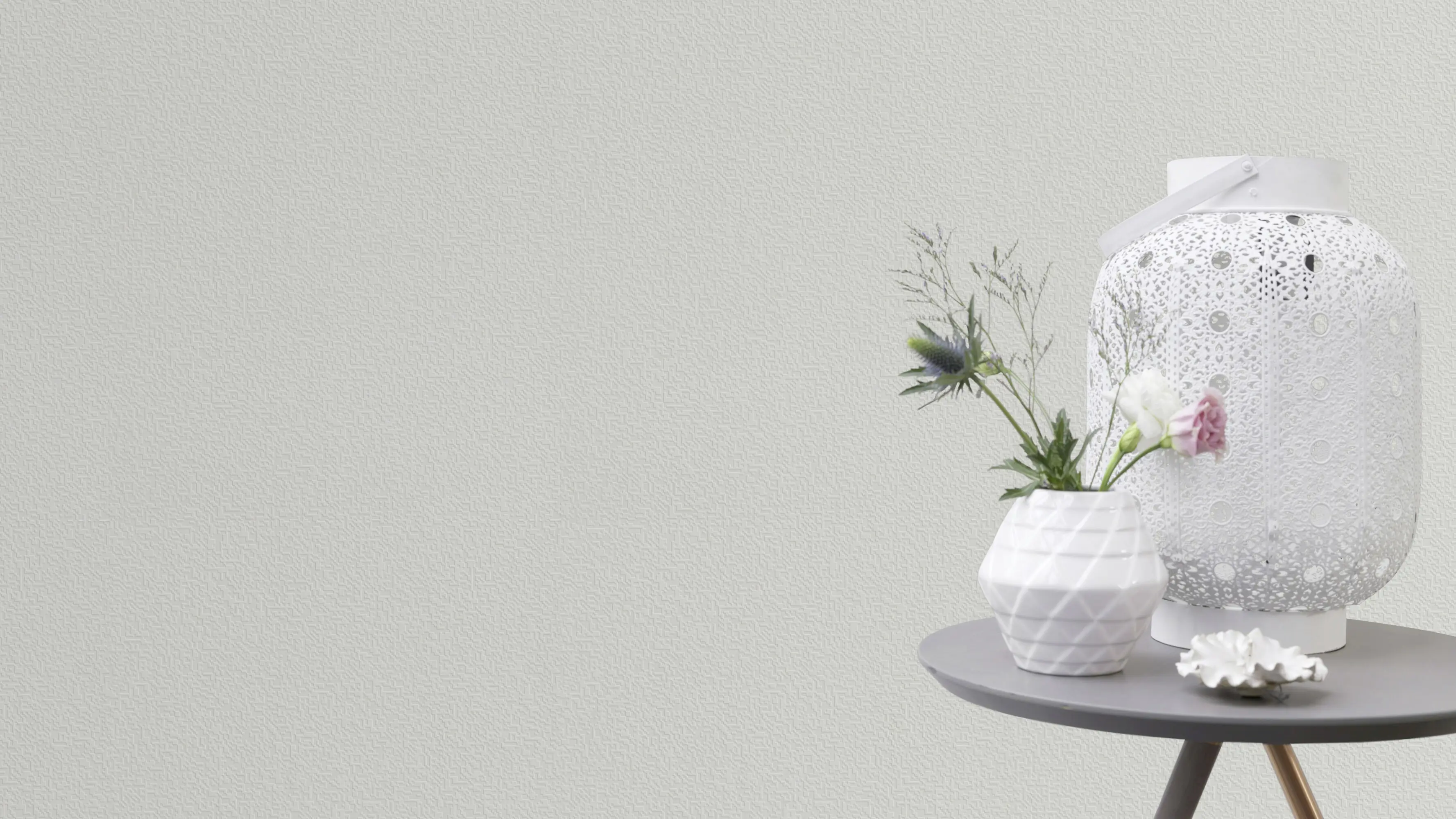 Rasch Vliestapete 124002 Wallton überstreichbares uni weiß 10,05 x 0,53 m 