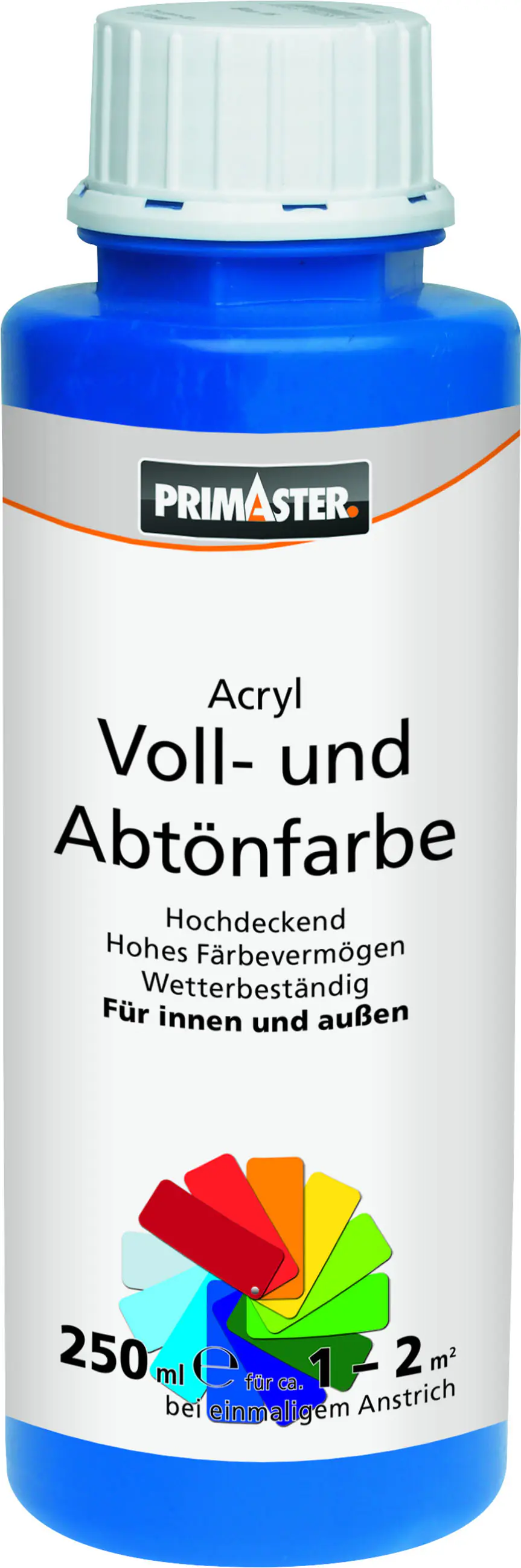 Primaster Voll- und Abtönfarbe 250 ml weiß matt