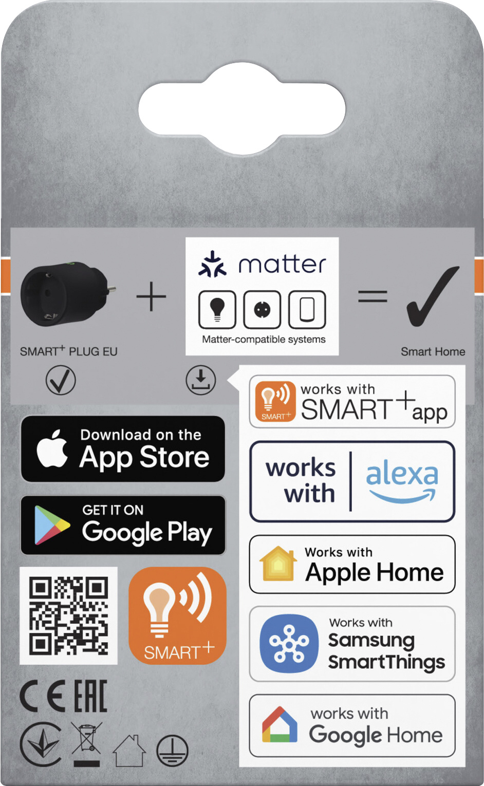 Osram Steckdose SMART+ Matter EU Schwarz