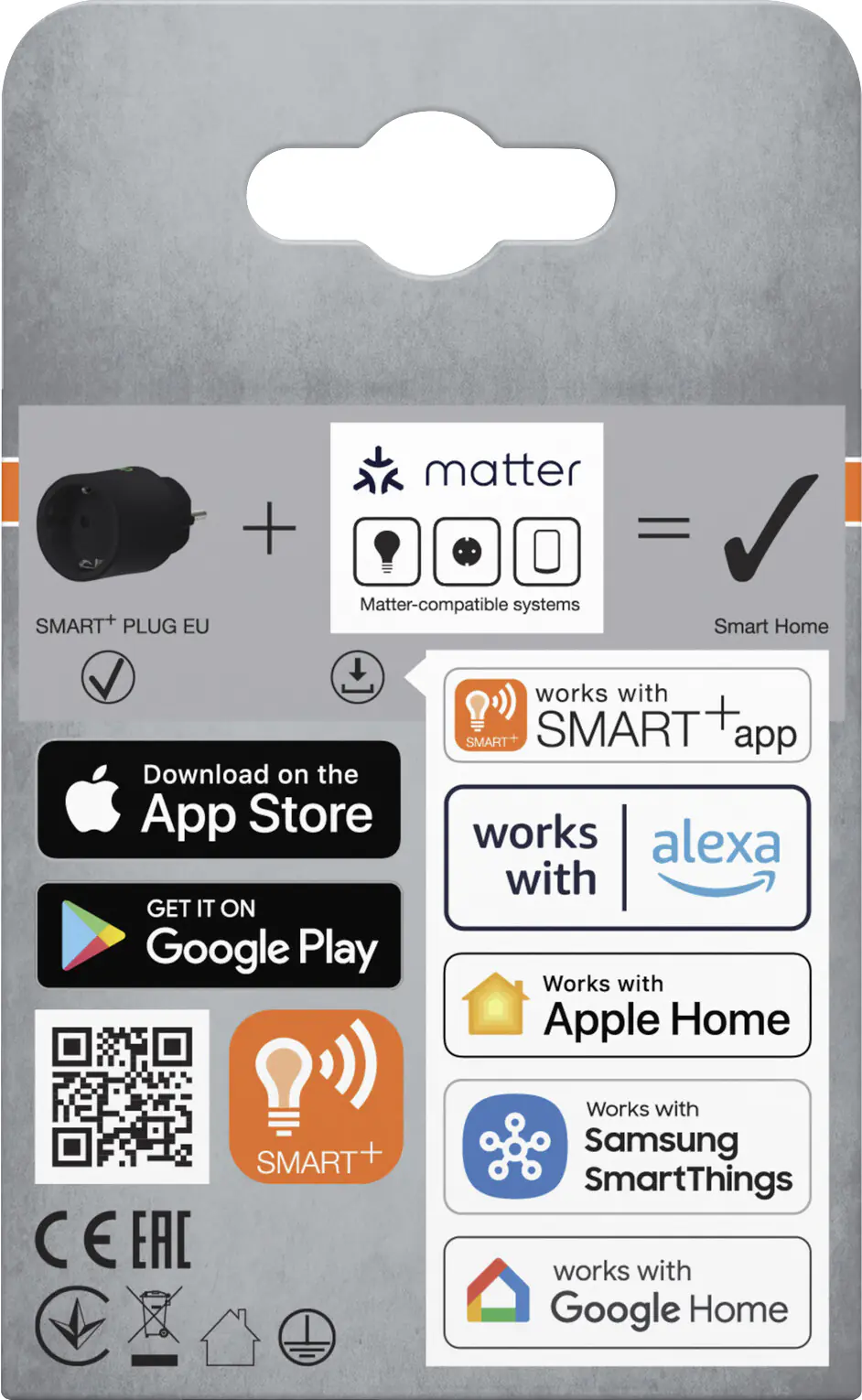 Osram Steckdose SMART+ Matter EU Schwarz
