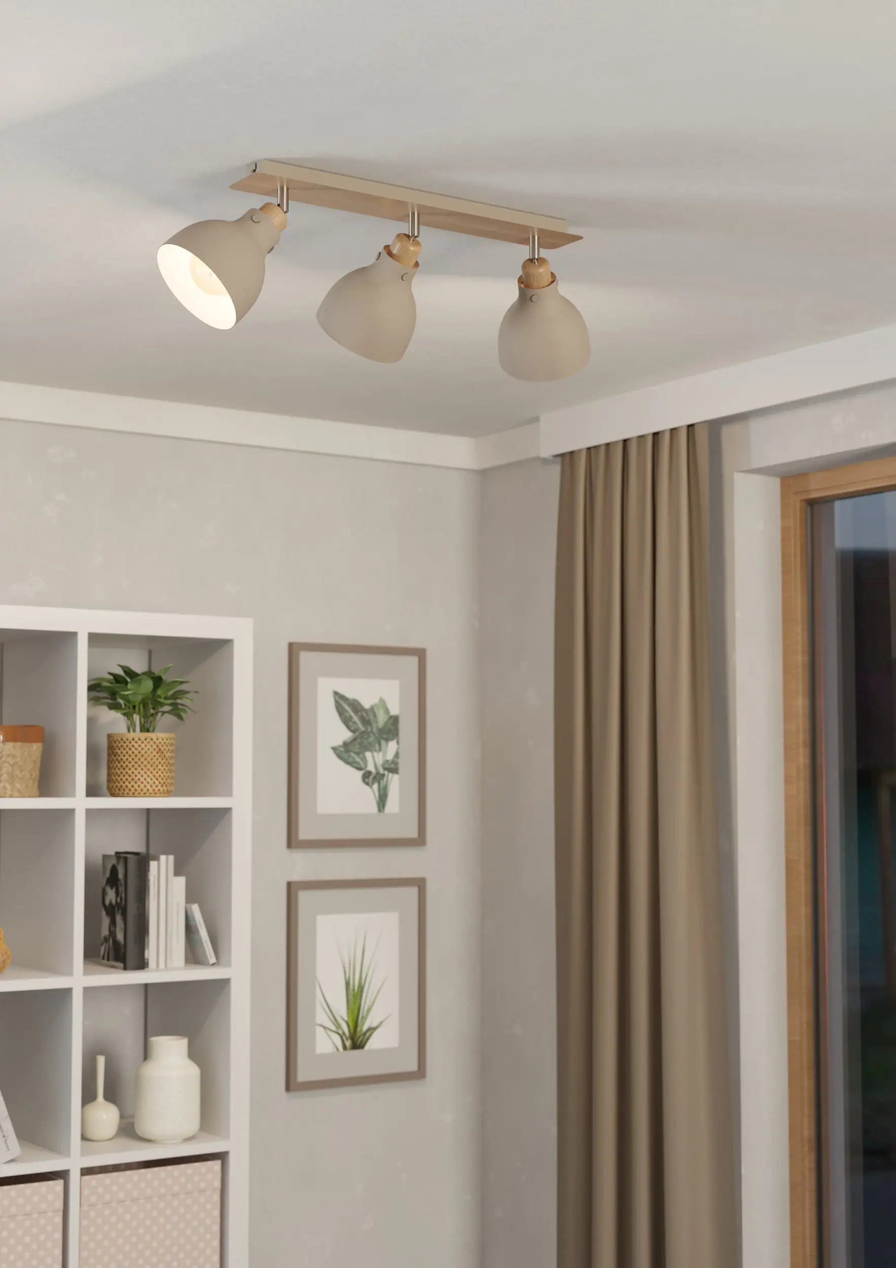 Eglo 3er Spot Arrecife sand Holzoptik 74,5 x 14,5 cm Eglo 3er Spot Arrecife sand Holzoptik 74,5 x 14,5 cm