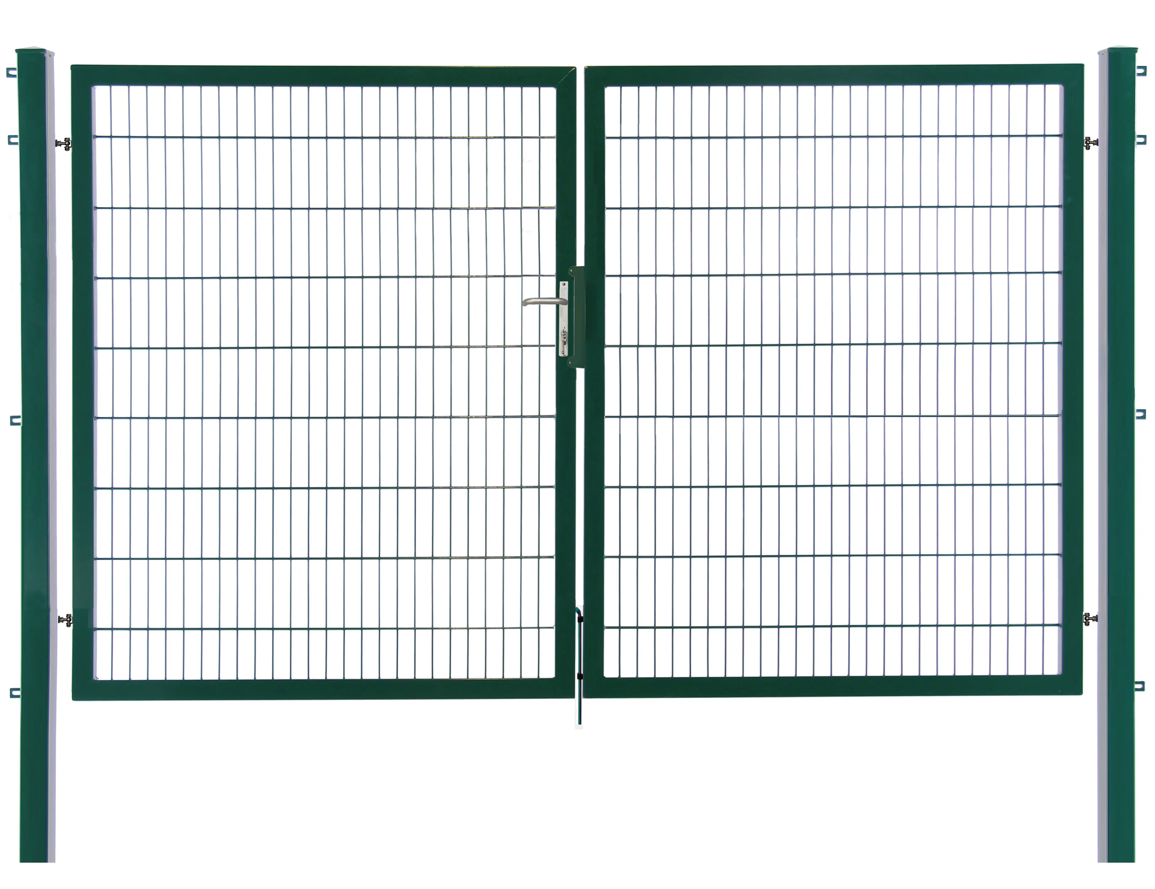 Floraworld Gartentor Premium 2-Tore inkl. 2 Pfosten 300 x 180 cm moosgrün