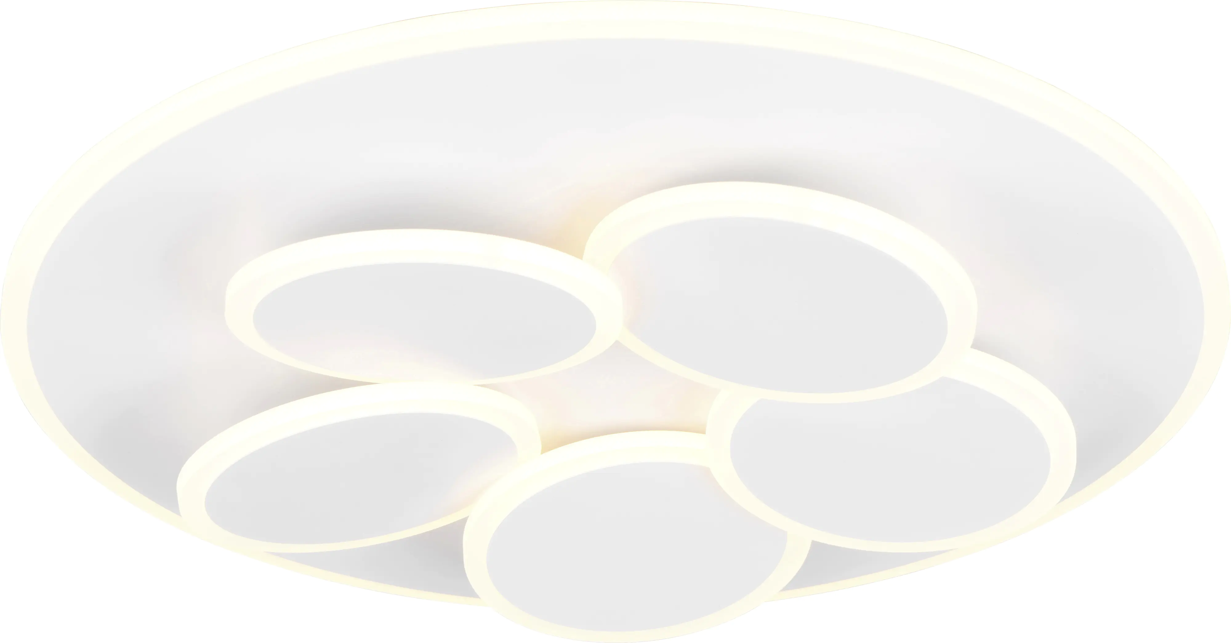 Trio Leuchten LED Deckenleuchte Mandela 35W, warmweiß-kaltweiß, weiß Trio Leuchten LED Deckenleuchte Mandela 35W, warmweiß-kaltweiß, weiß