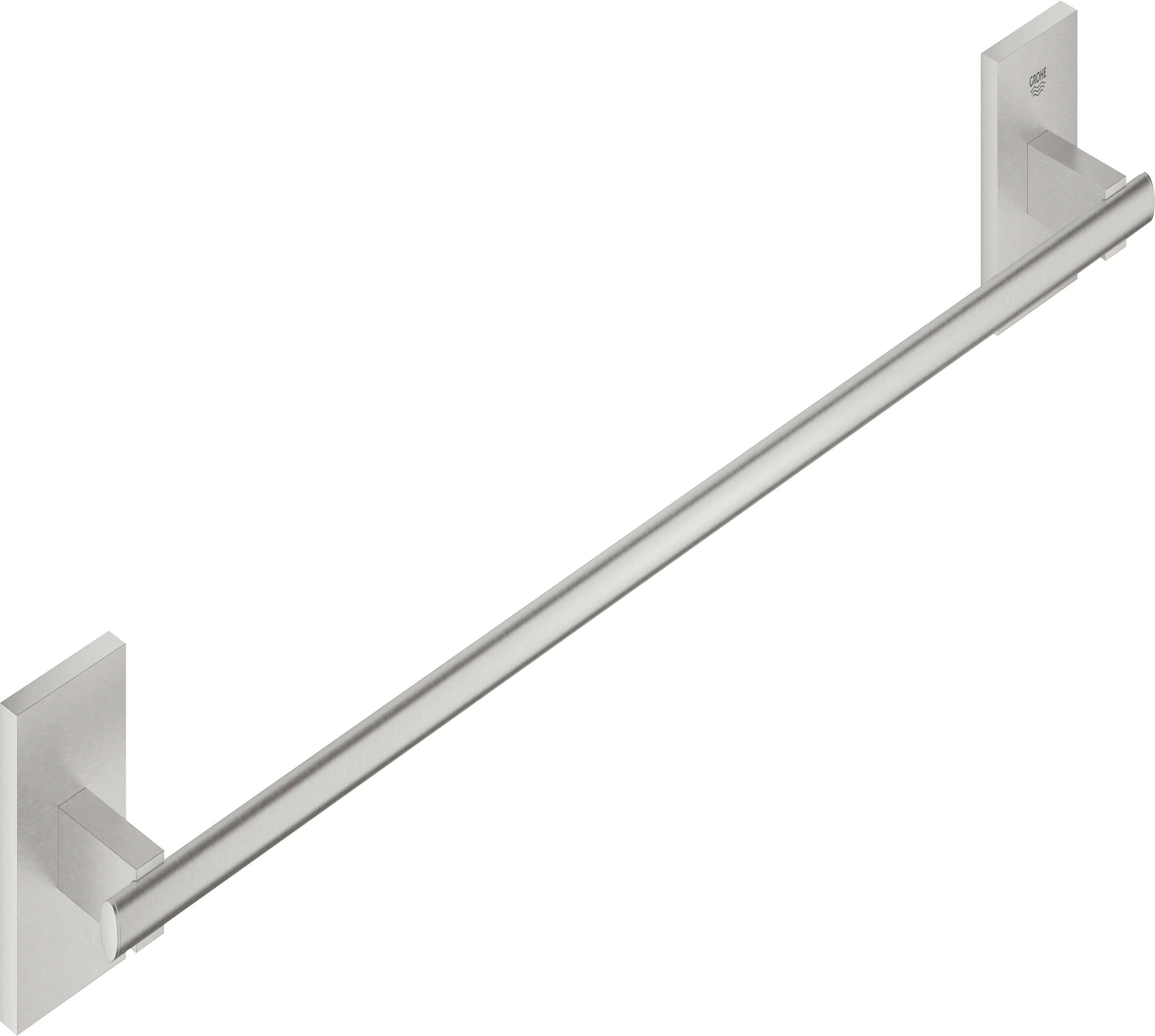 Grohe Start Cube Badetuchhalter supersteel klebbar Grohe Start Cube Badetuchhalter supersteel klebbar