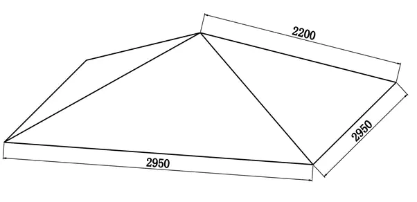 TrendLine Ersatzdach Como Schwarz TrendLine Ersatzdach Como Schwarz
