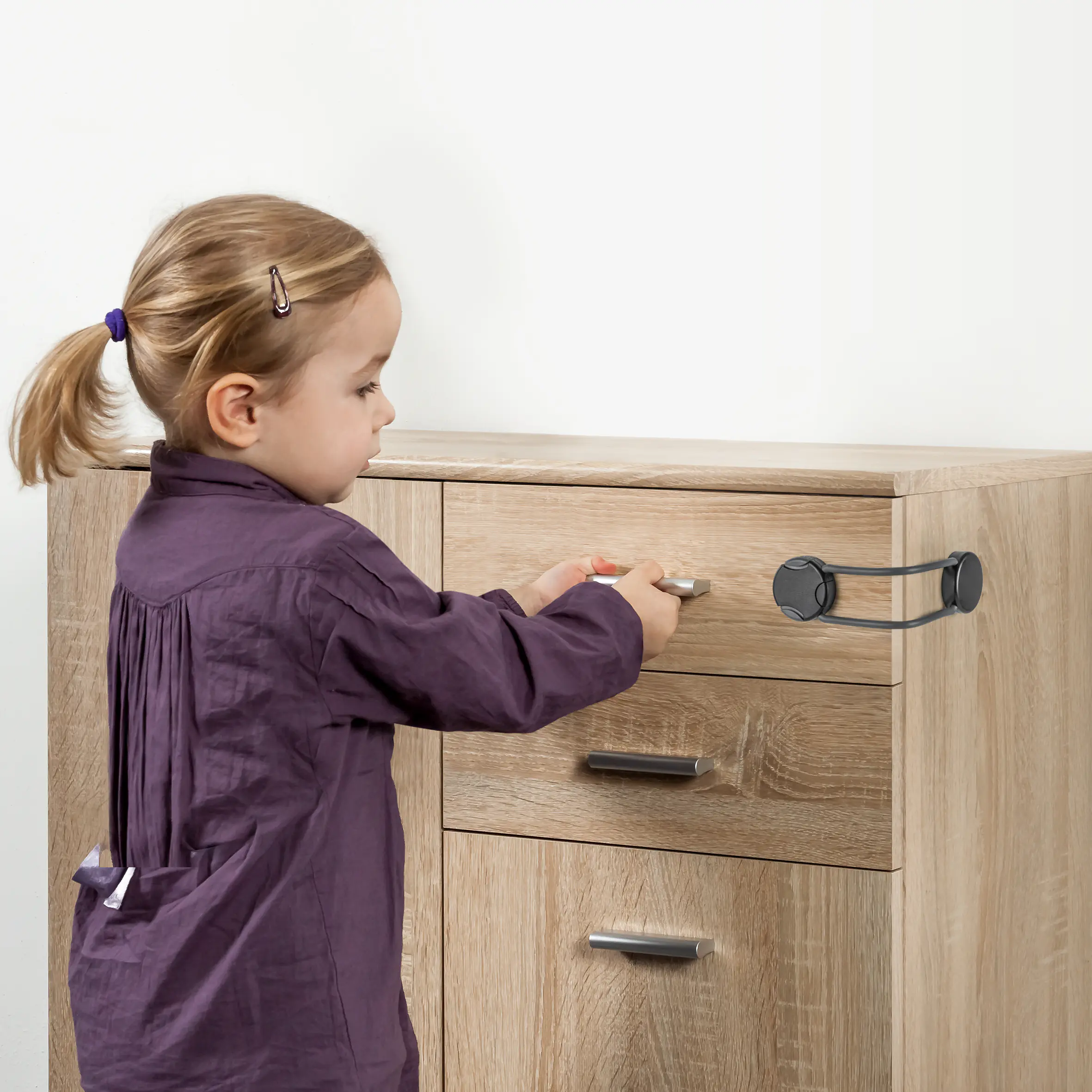 reer Multi-Sicherung zum kleben Kunststoff anthrazit