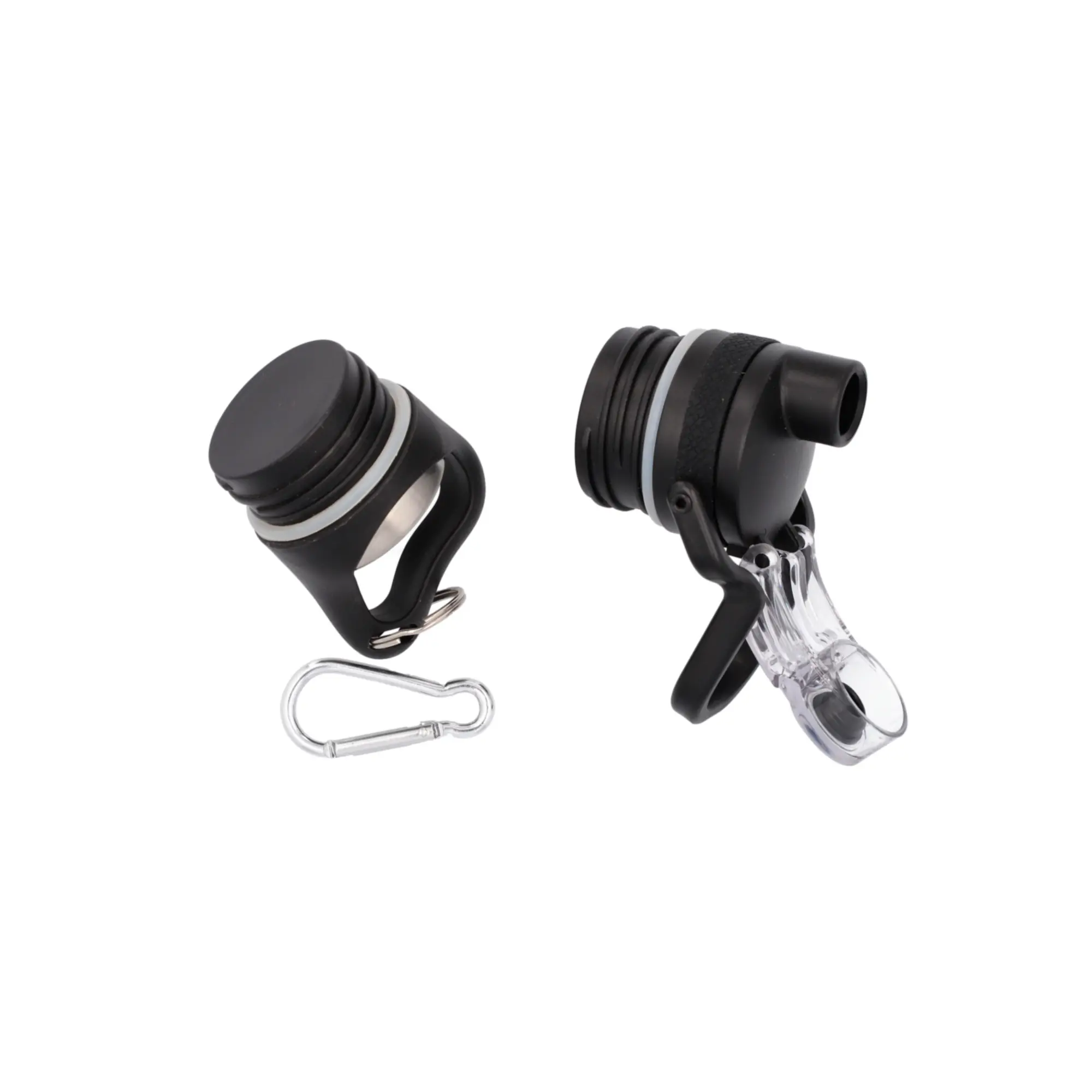 Fischer Thermo-Trinkflasche Twin 600 ml schwarz/silber