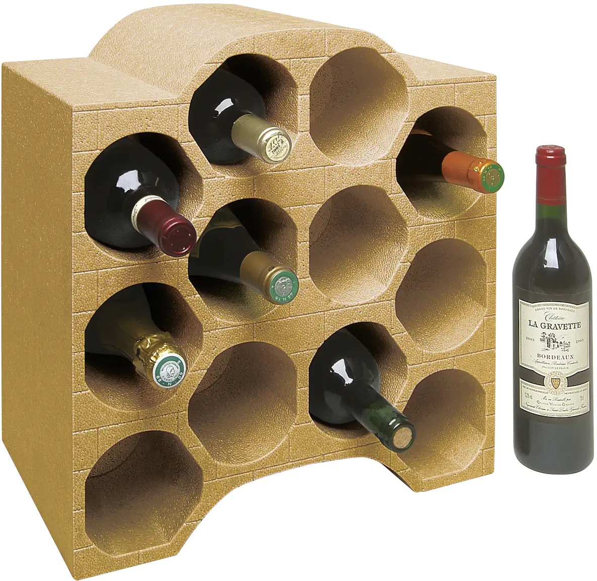 4007155138417 Climapor Weinregal 43 x 40 x 26 cm (L x B x H),