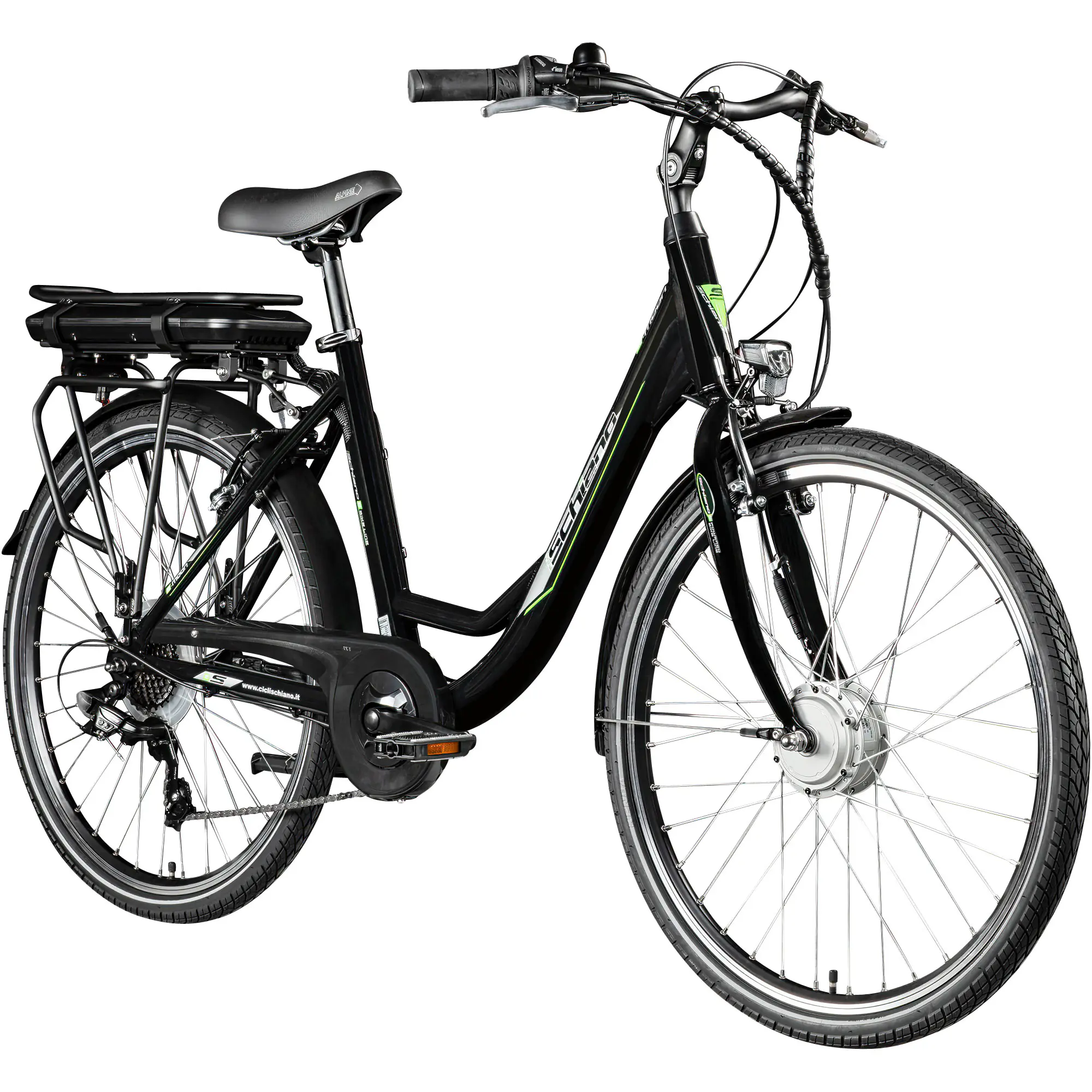 Schiano E-Bike City MOON 26 Zoll 7-Gang 468 Wh schwarz Schiano E-Bike City MOON 26 Zoll 7-Gang 468 Wh schwarz