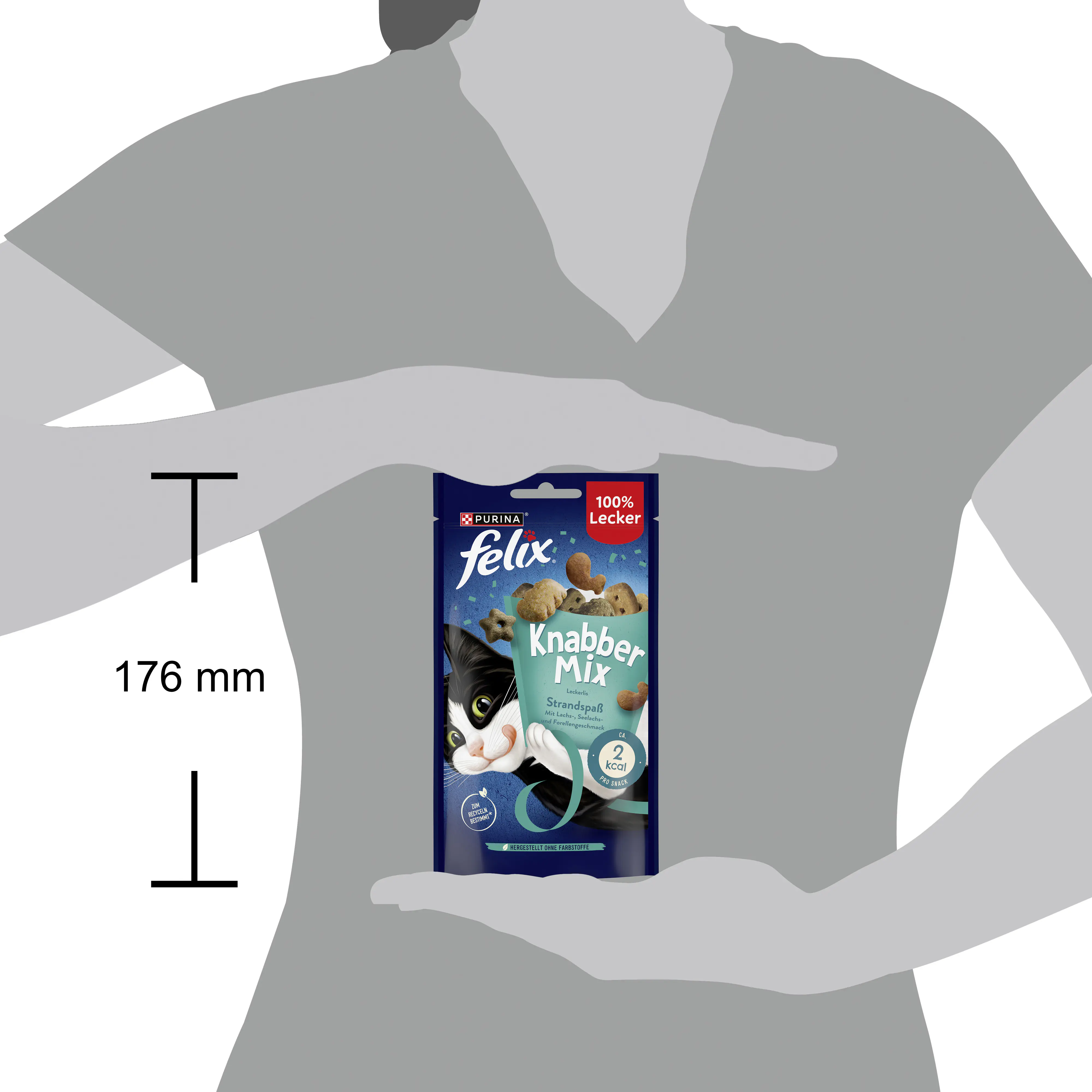Felix Knabbermix Katzensnack Strandspaß 60g
