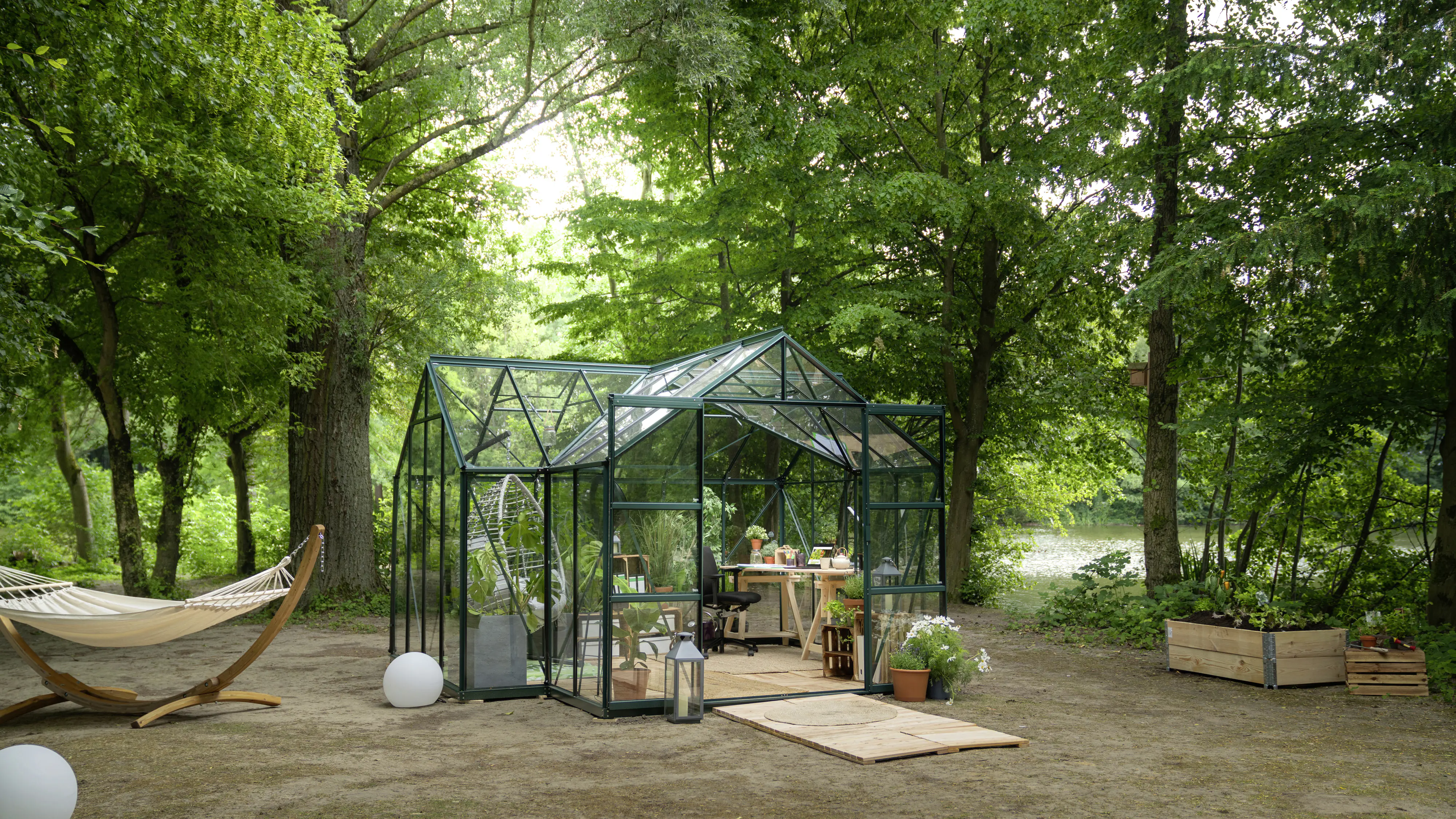 Vitavia Gewächshaus Sirona 13000 381 x 381 cm 3 mm Sicherheitsglas