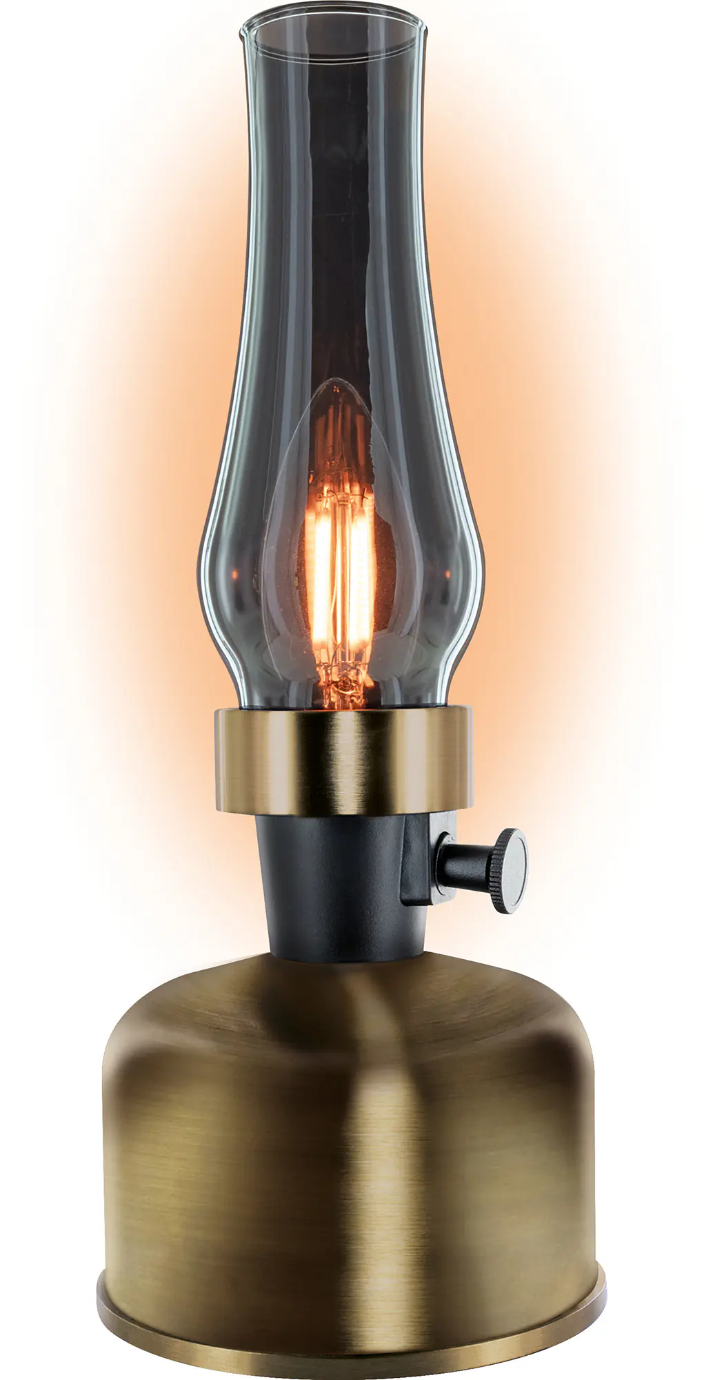 Schwaiger Akku-Tischleuchte Retro Design alt-messing dimmbar Schwaiger Akku-Tischleuchte Retro Design alt-messing dimmbar