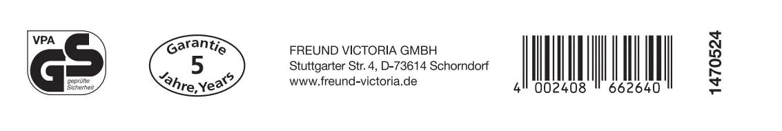 Freund Victoria Straßenbesen 40 cm Arbeitsbreite, mit Alu-Kratzkante